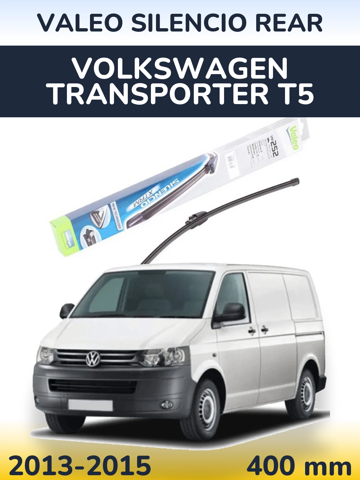 Ștergătoare Valeo Silencio Rear pentru Volkswagen Transporter T5