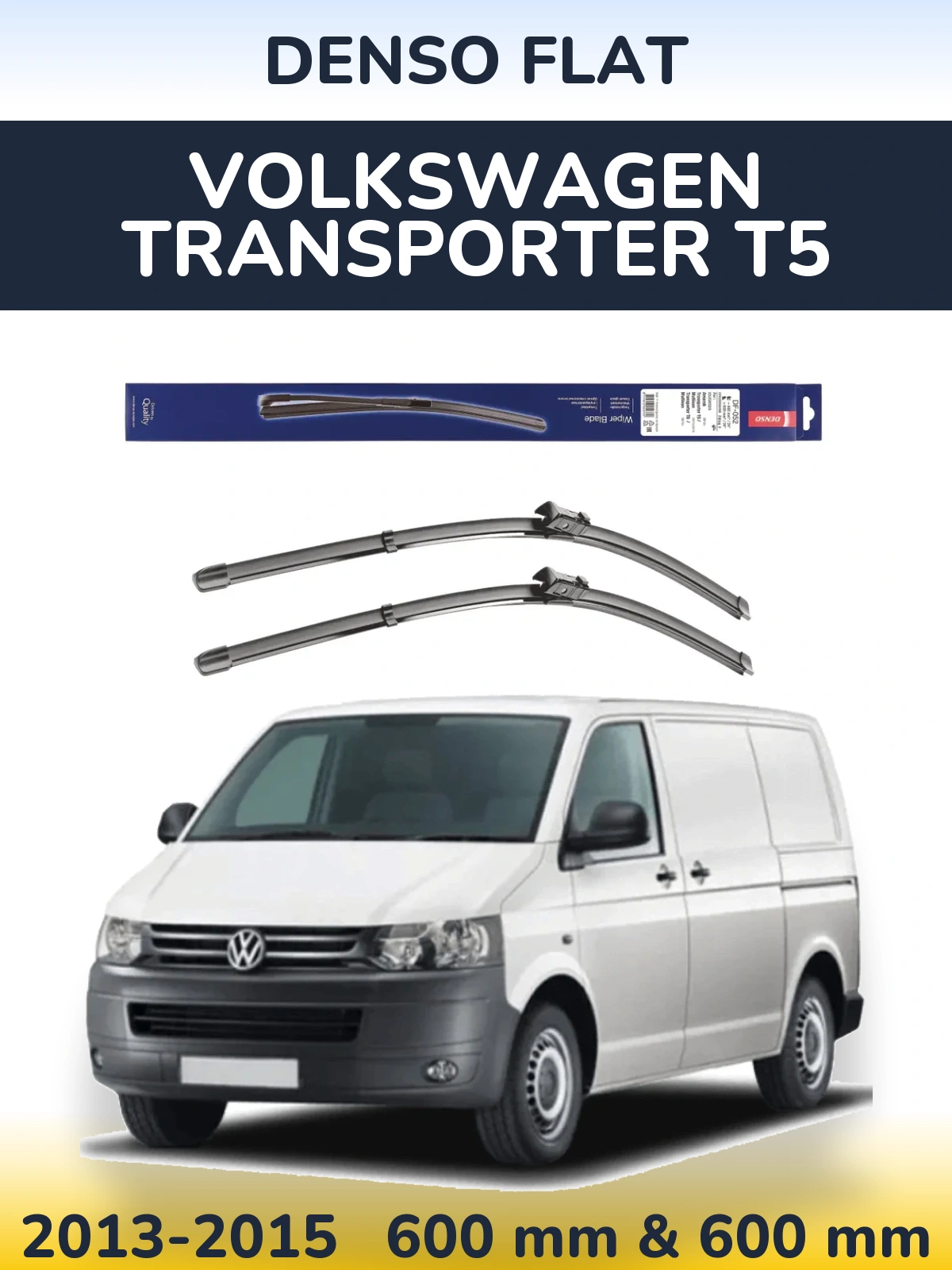 Ștergătoare Denso Flat pentru Volkswagen Transporter T5