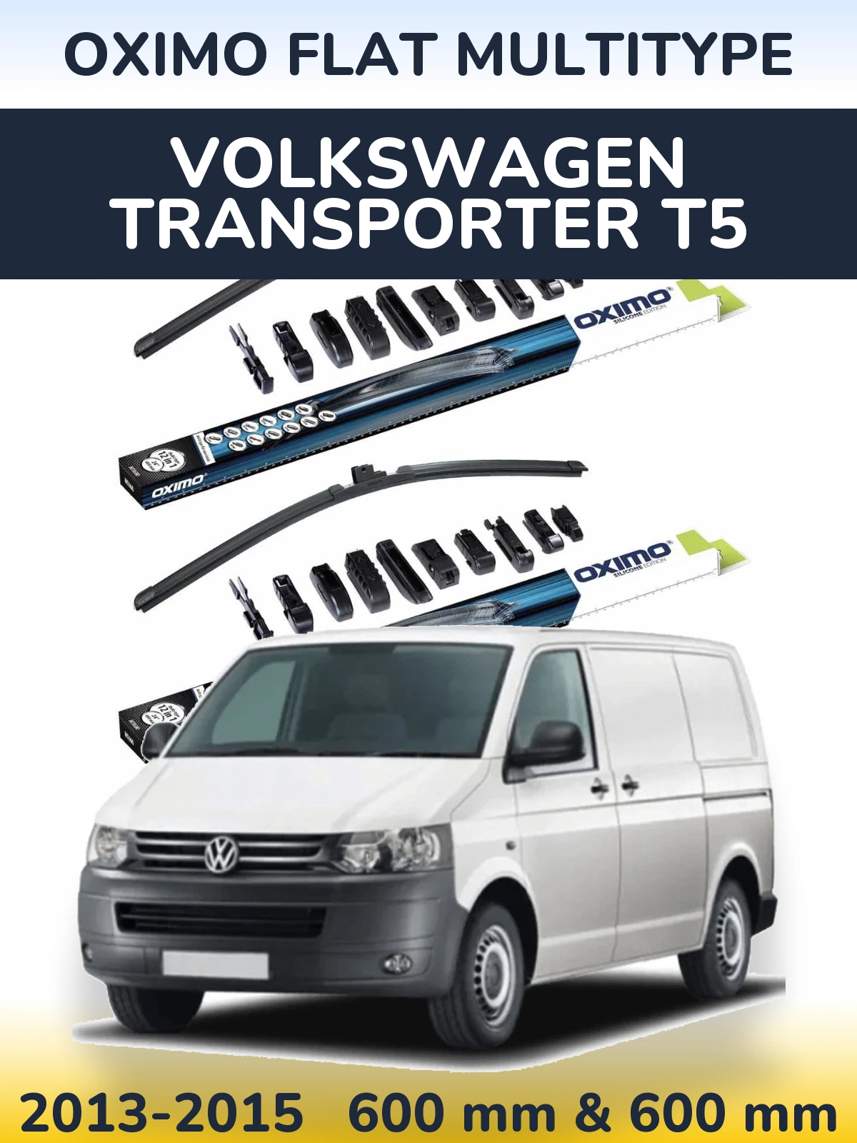 Ștergătoare Oximo Flat MultiTipe pentru Volkswagen Transporter T5