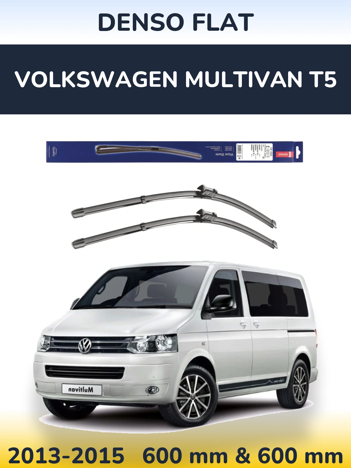 Ștergătoare Denso Flat pentru Volkswagen Multivan T5