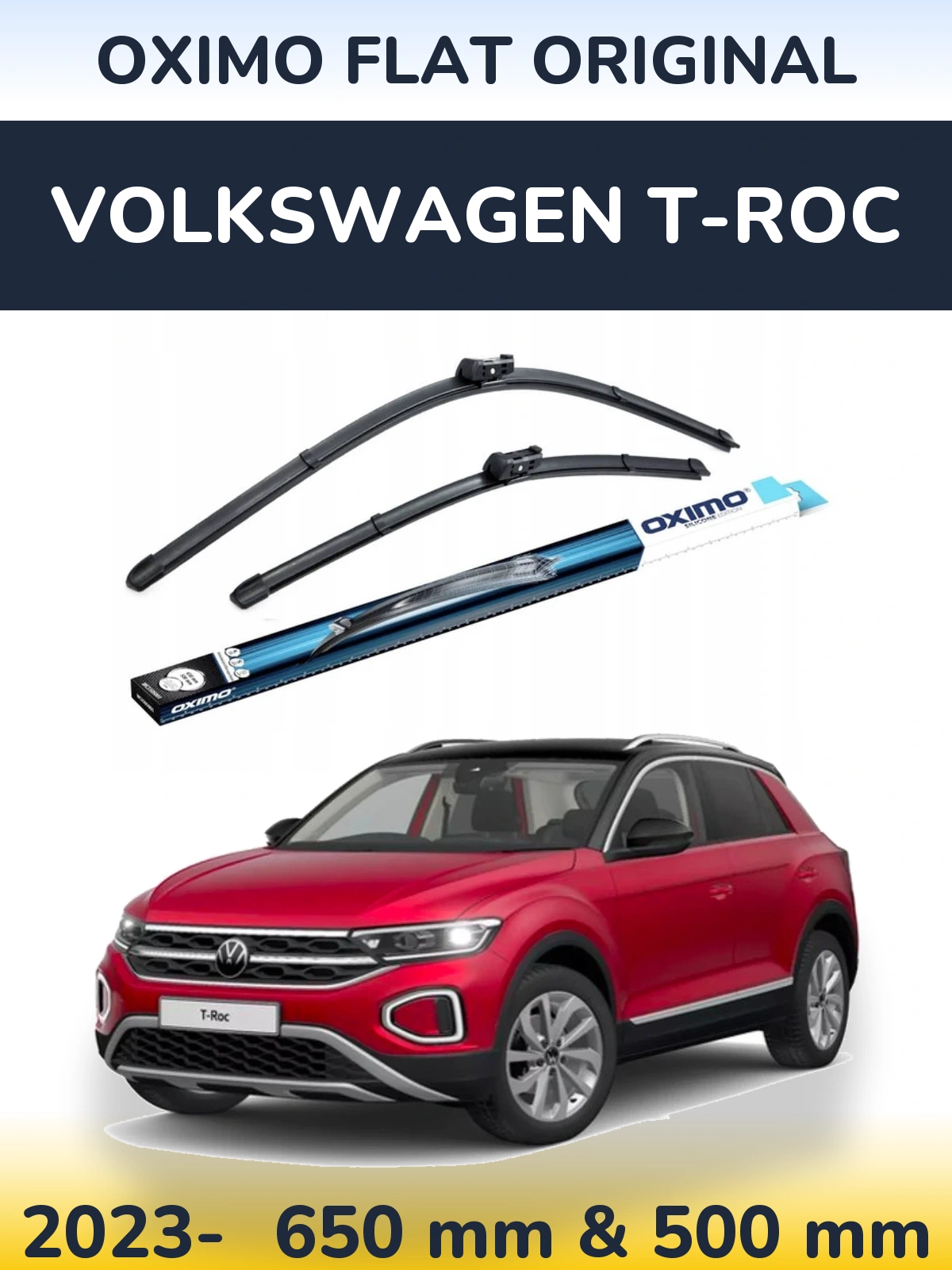 Ștergătoare Oximo Flat Original pentru Volkswagen T-Roc