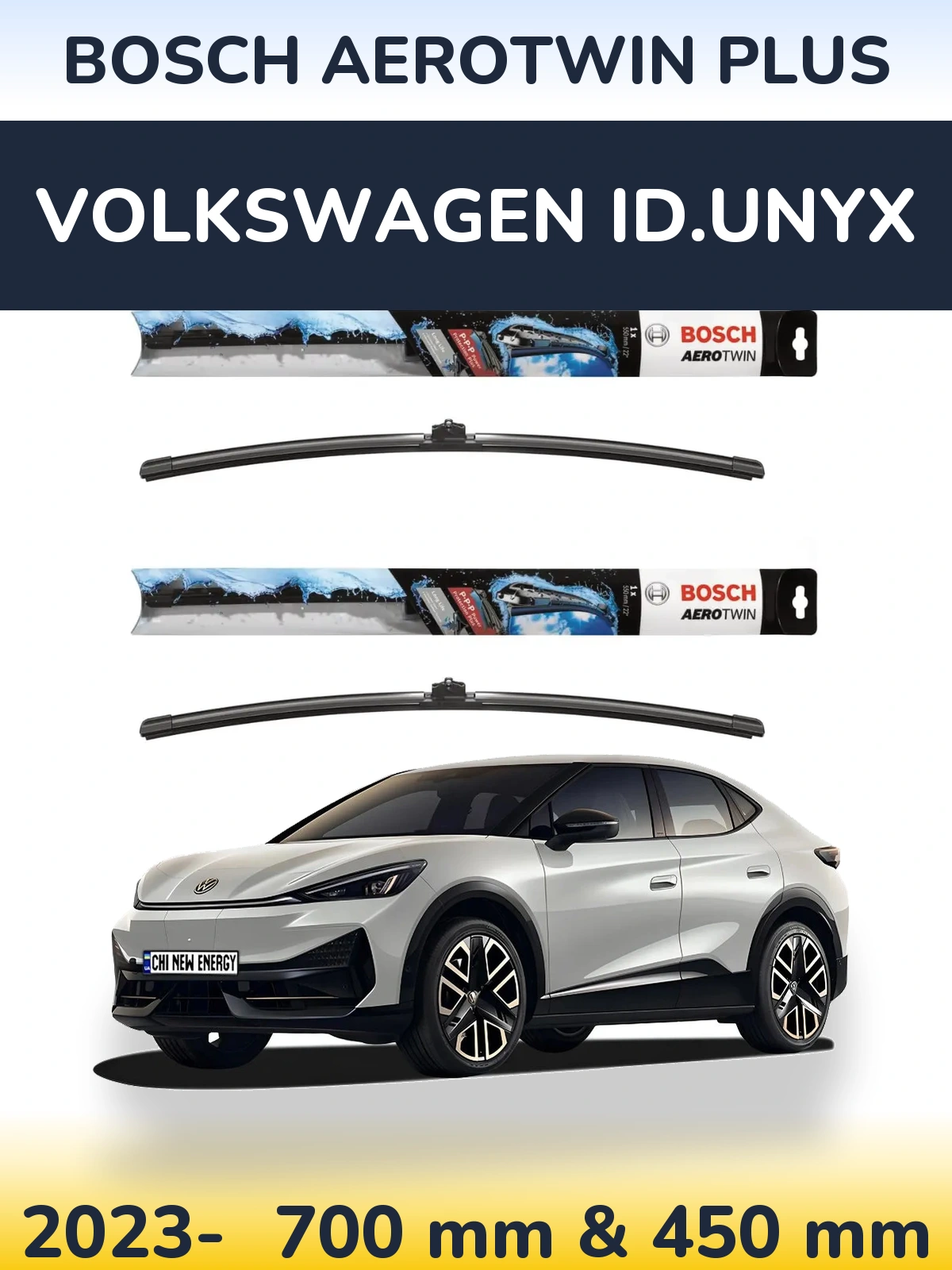 Ștergătoare BOSCH AeroTwin Plus pentru Volkswagen ID.UNYX