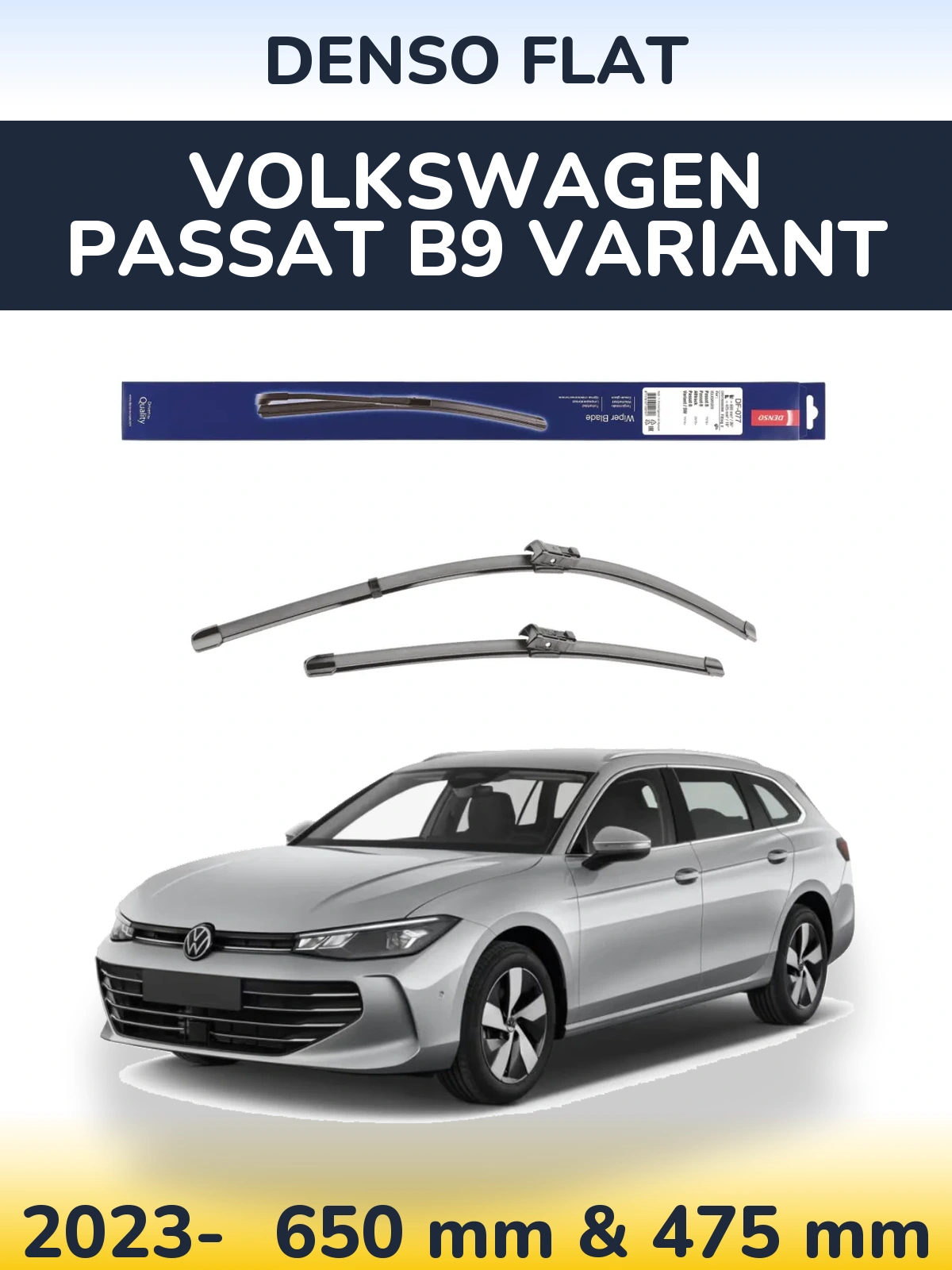 Ștergătoare Denso Flat pentru Volkswagen Passat B9 Variant