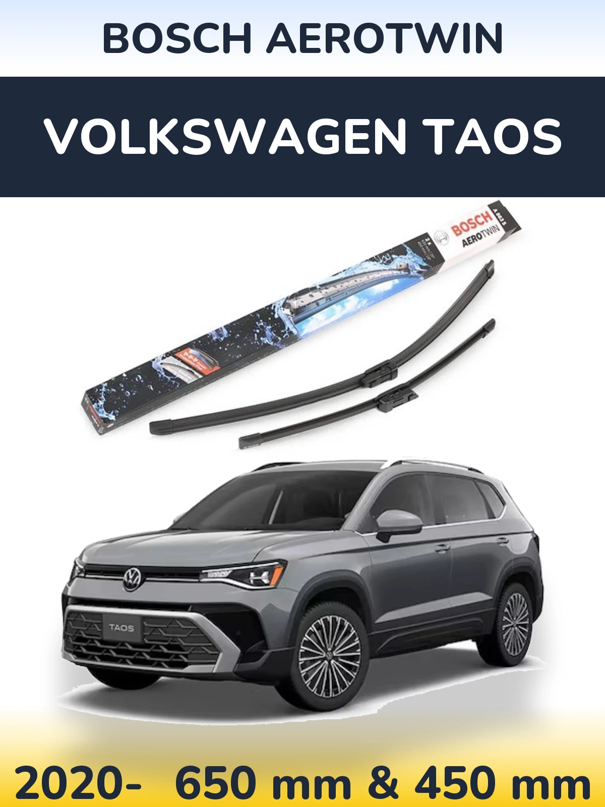Ștergătoare BOSCH AeroTwin pentru Volkswagen Taos