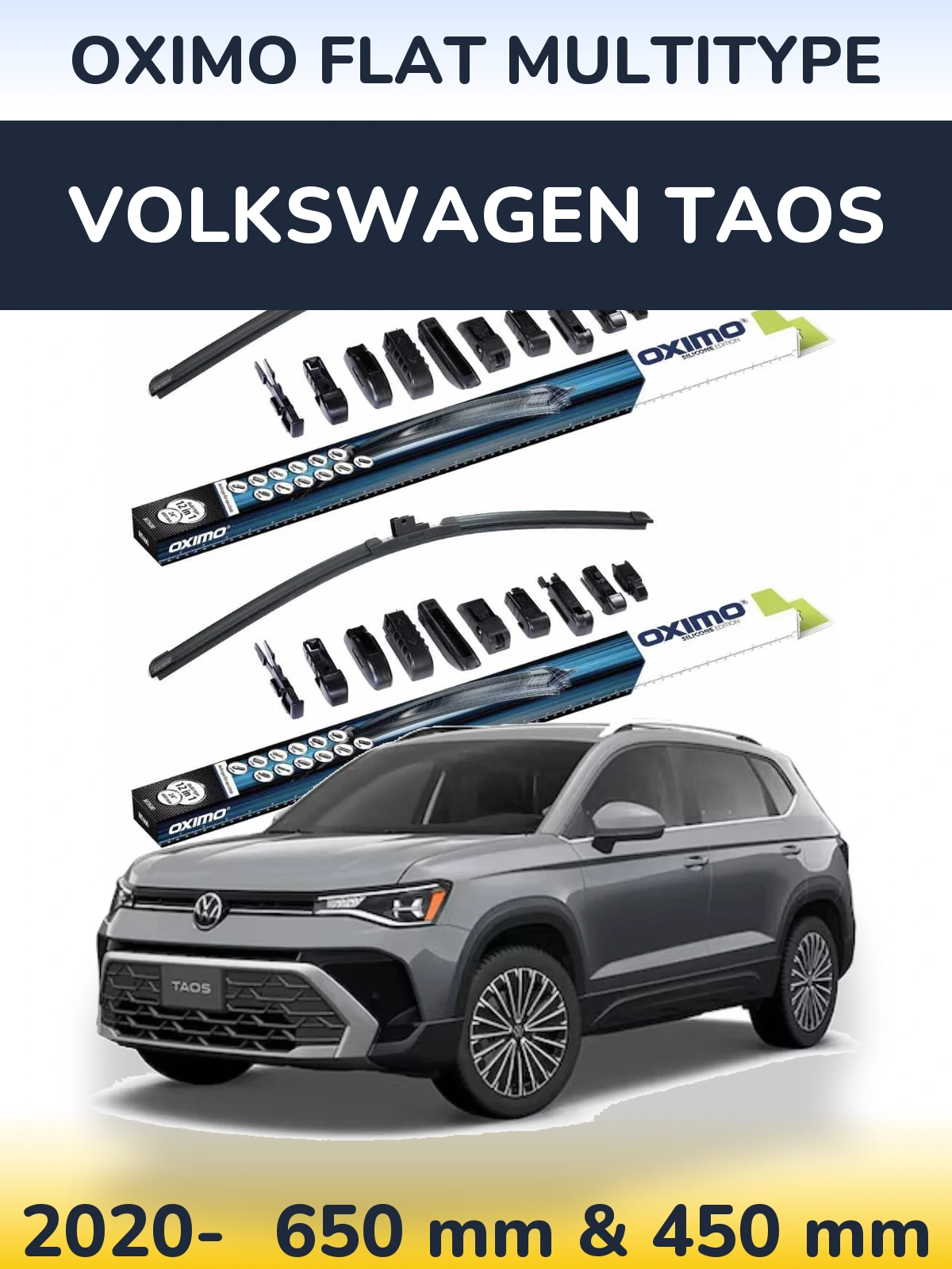 Ștergătoare Oximo Flat MultiTipe pentru Volkswagen Taos