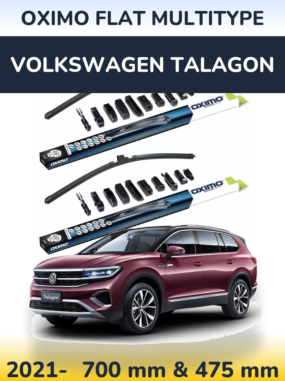 Ștergătoare Oximo Flat MultiTipe pentru Volkswagen Talagon