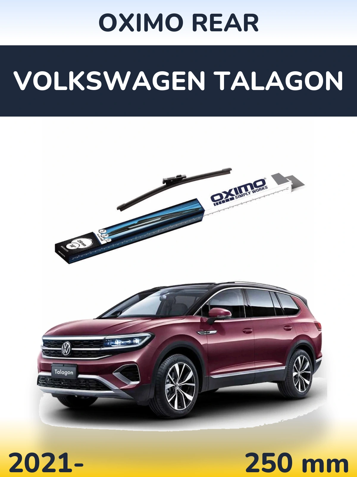 Ștergătoare Oximo Rear pentru Volkswagen Talagon