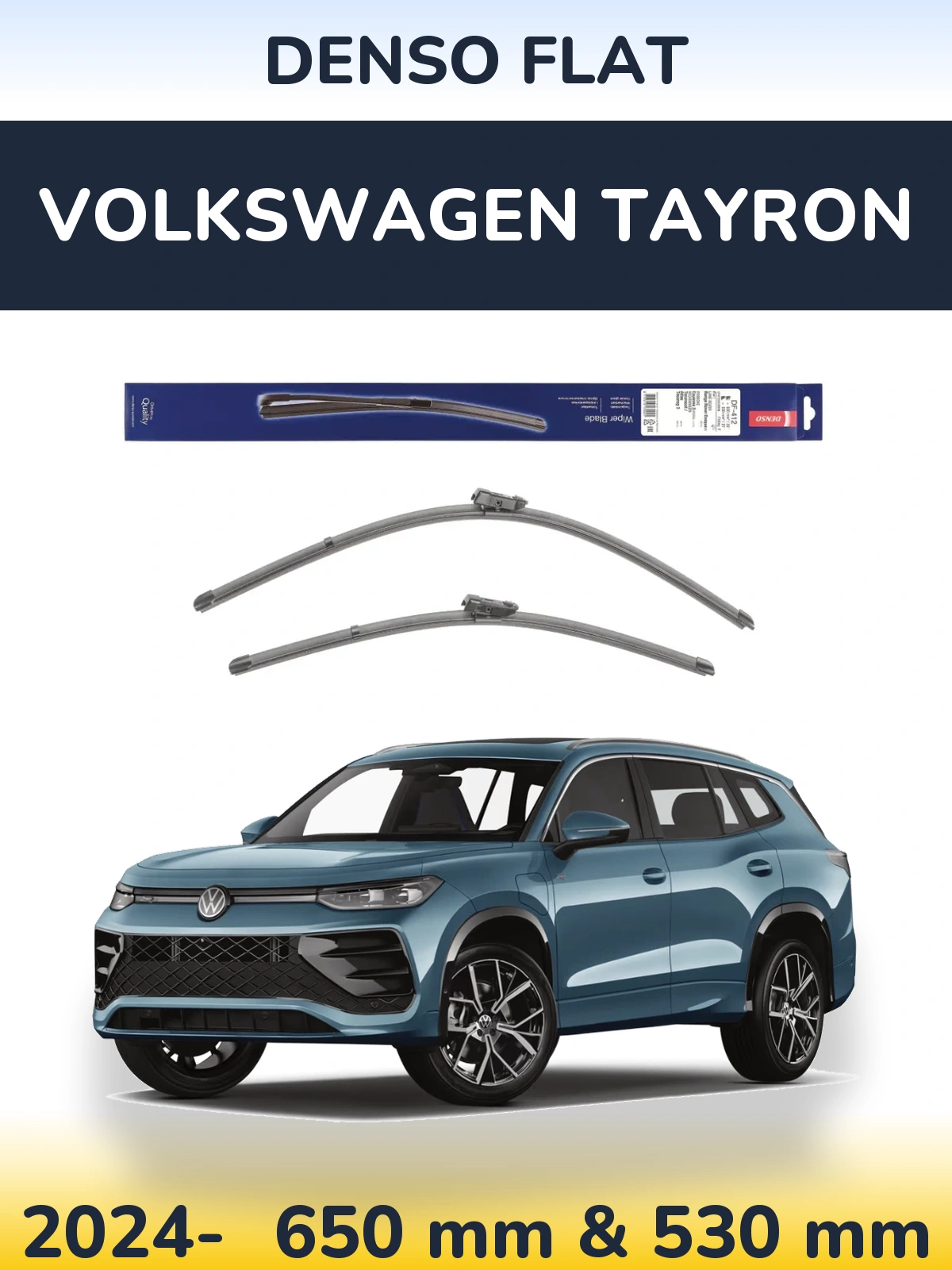 Ștergătoare Denso Flat pentru Volkswagen Tayron