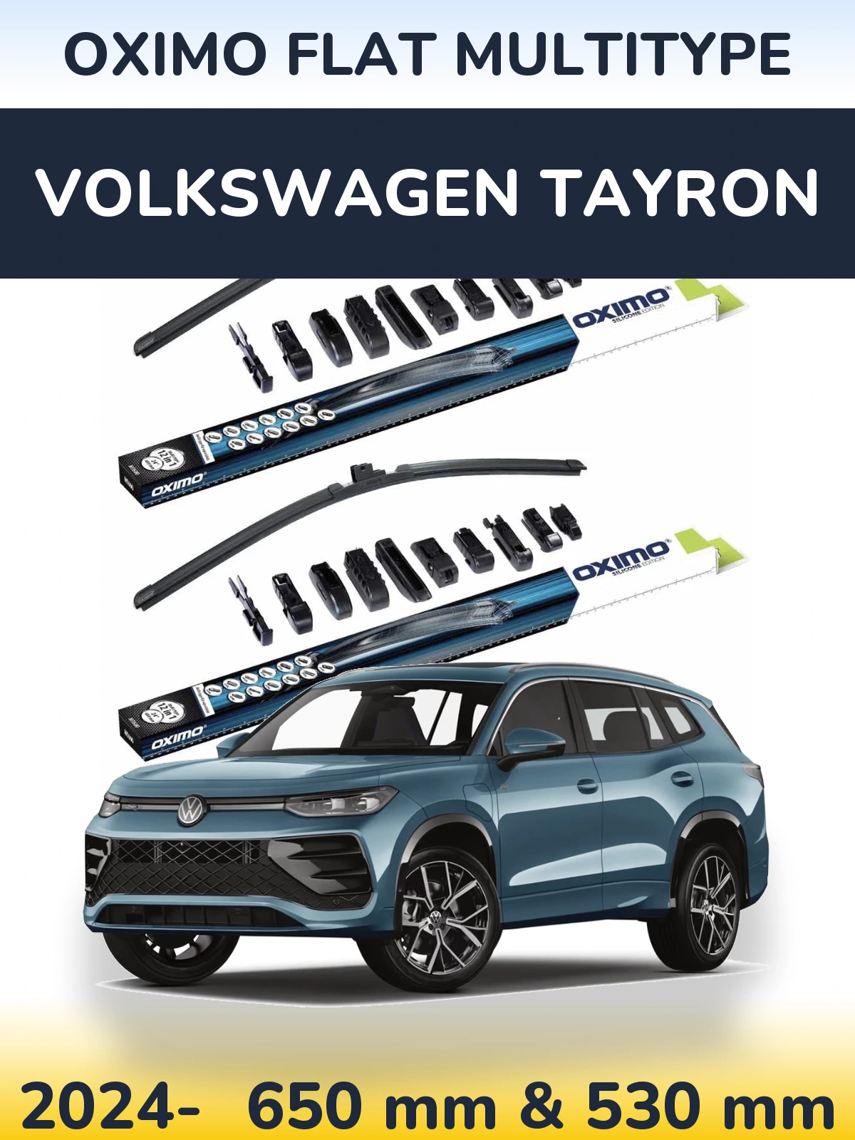 Ștergătoare Oximo Flat MultiTipe pentru Volkswagen Tayron