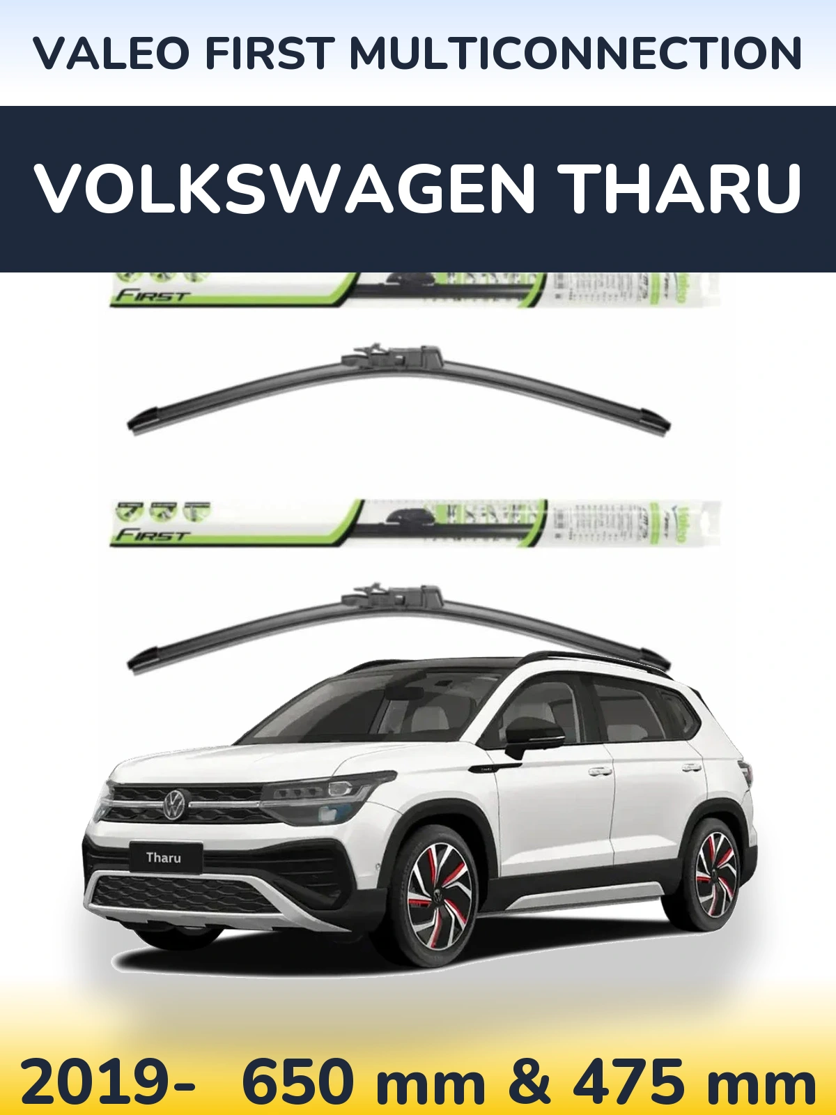 Ștergătoare Valeo First MultiConnection pentru Volkswagen Tharu