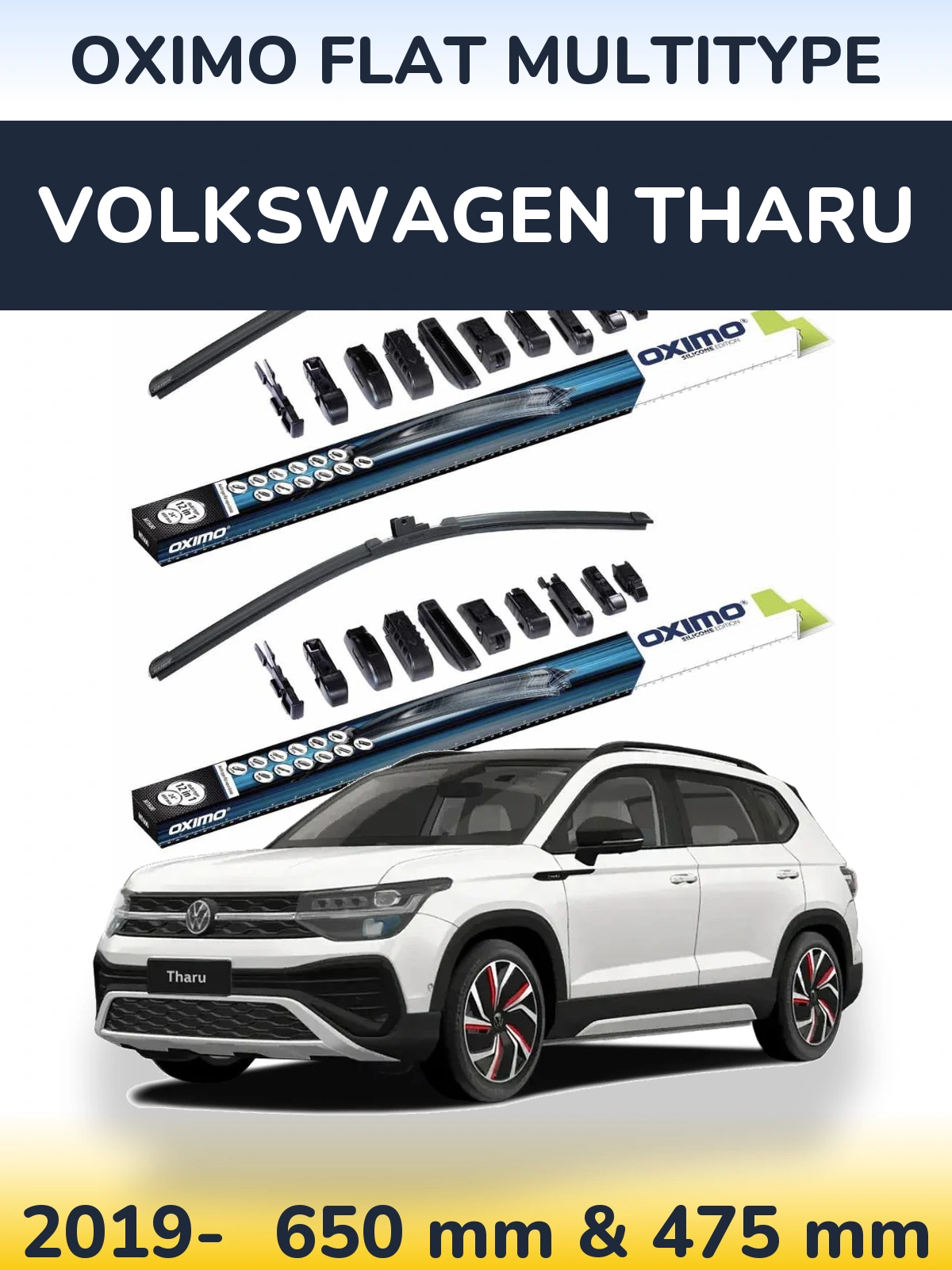 Ștergătoare Oximo Flat MultiTipe pentru Volkswagen Tharu