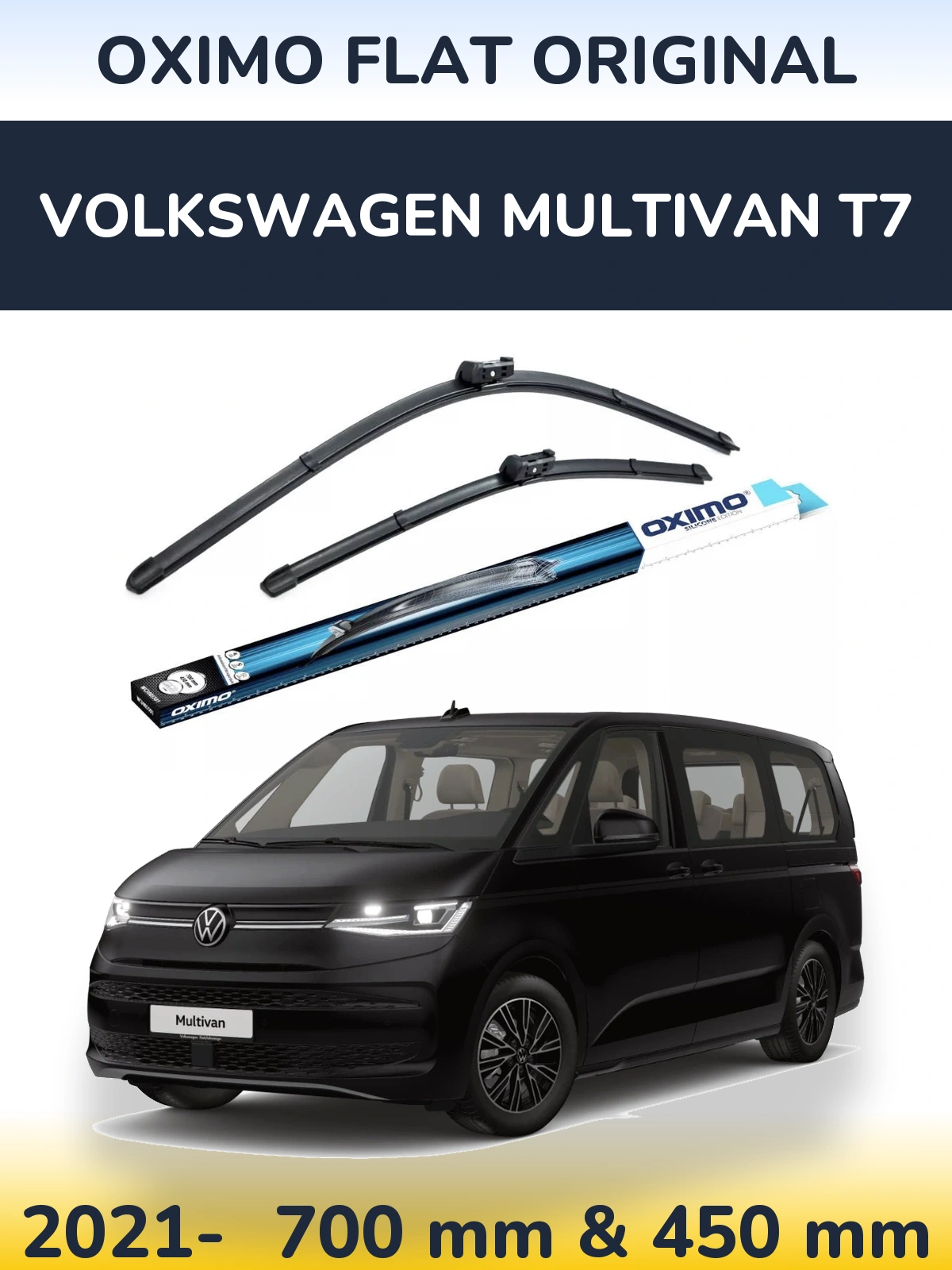 Ștergătoare Oximo Flat Original pentru Volkswagen Multivan T7