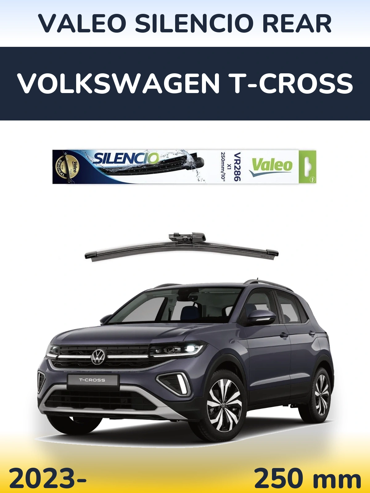 Ștergătoare Valeo Silencio Rear pentru Volkswagen T-Cross