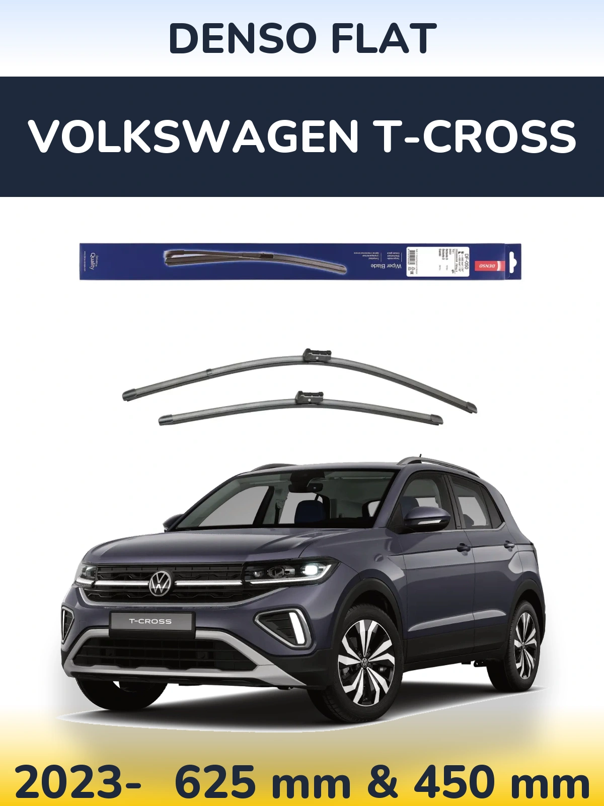 Ștergătoare Denso Flat pentru Volkswagen T-Cross