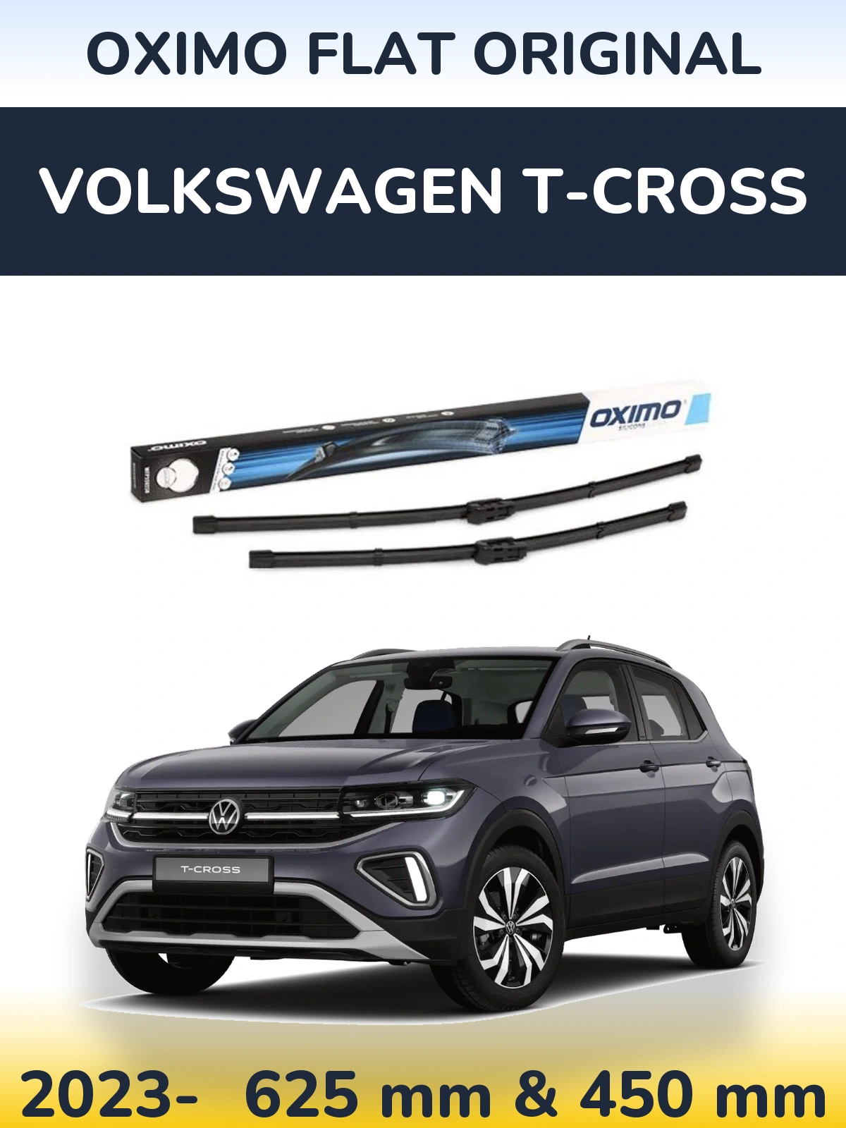 Ștergătoare Oximo Flat Original pentru Volkswagen T-Cross