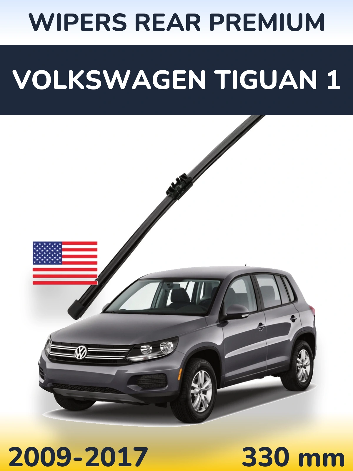 Ștergătoare WIPERS REAR PREMIUM pentru Volkswagen Tiguan 1
