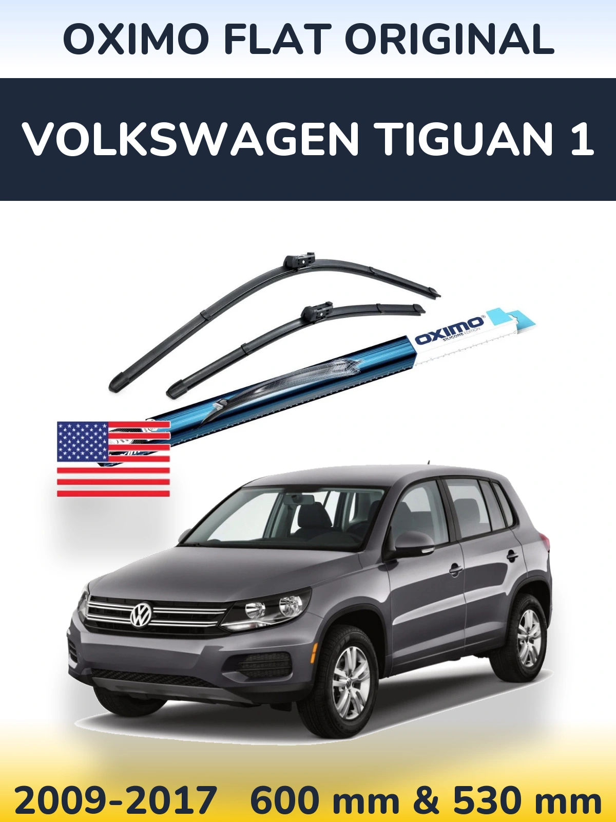 Ștergătoare Oximo Flat Original pentru Volkswagen Tiguan 1