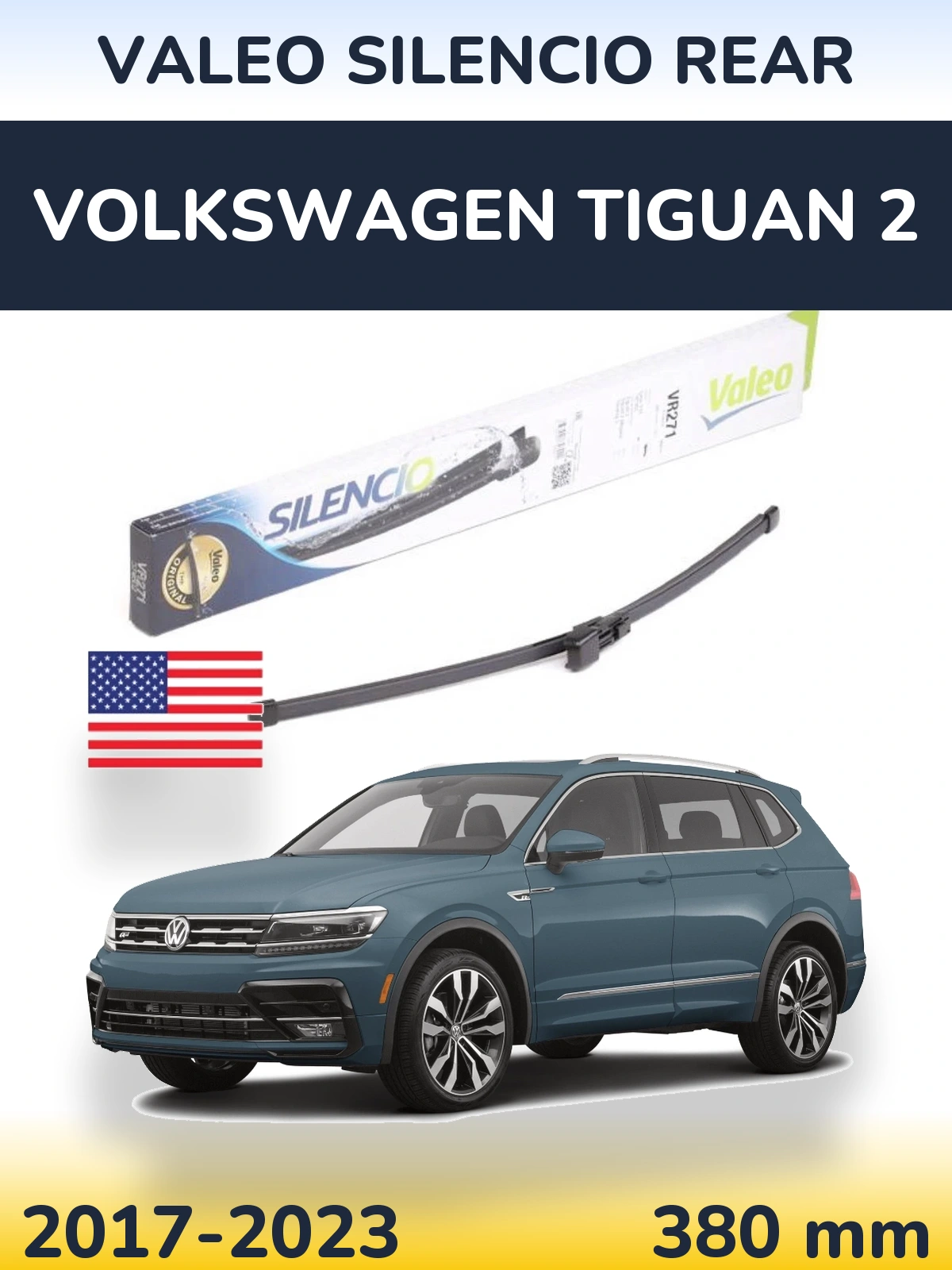 Ștergătoare Valeo Silencio Rear pentru Volkswagen Tiguan 2