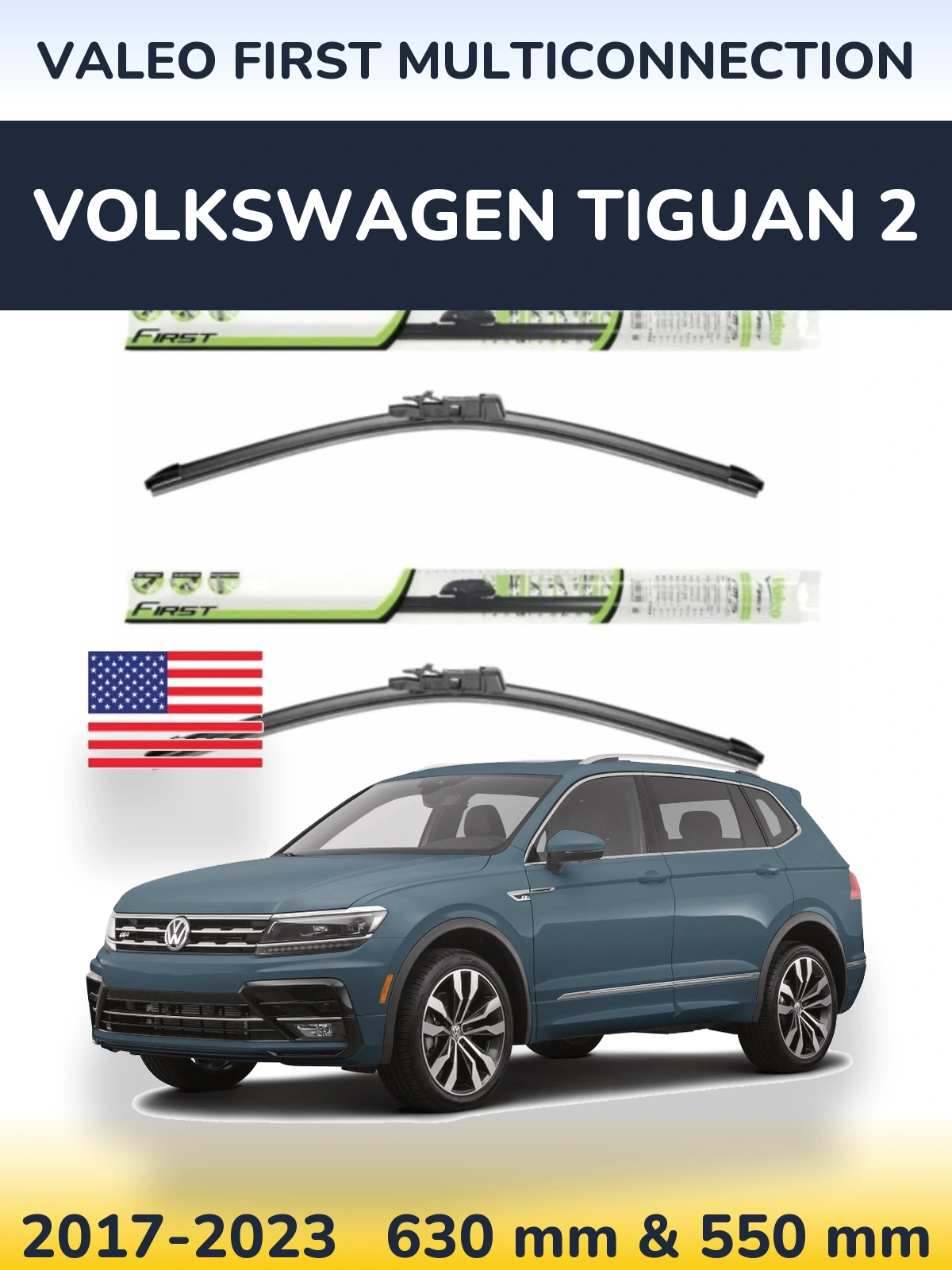 Ștergătoare Valeo First MultiConnection pentru Volkswagen Tiguan 2