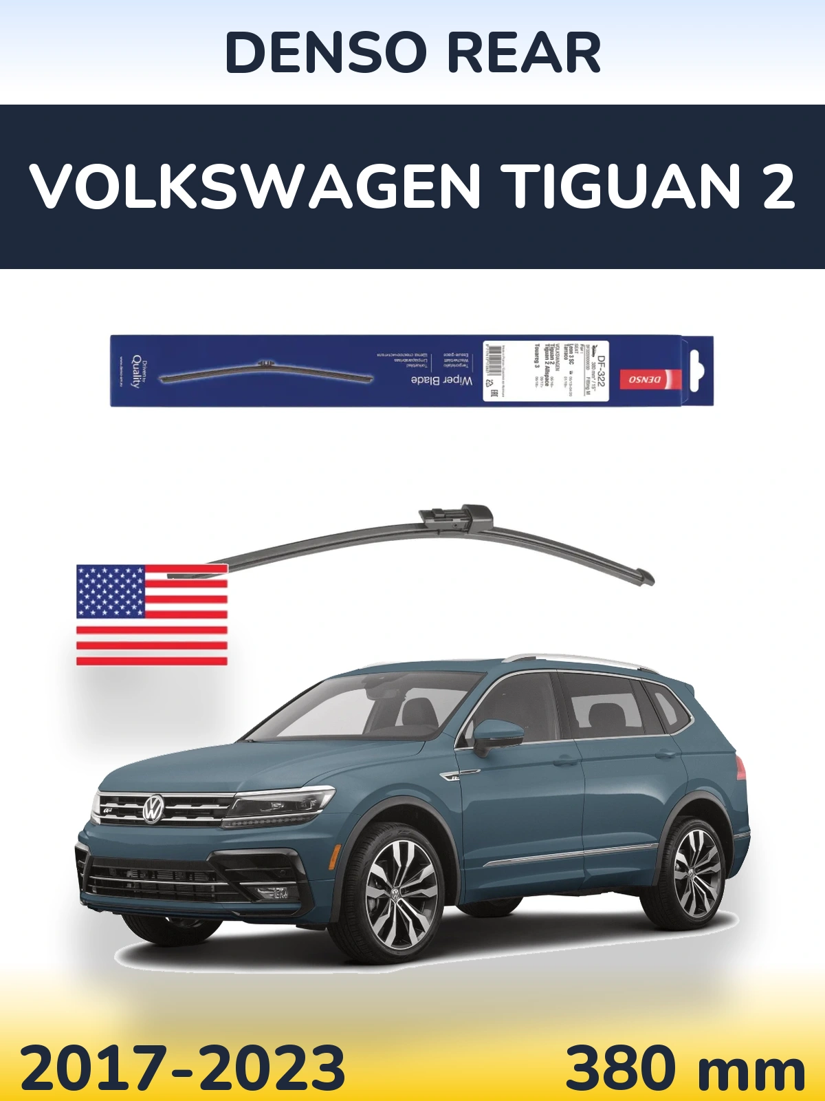 Ștergătoare Denso Rear pentru Volkswagen Tiguan 2
