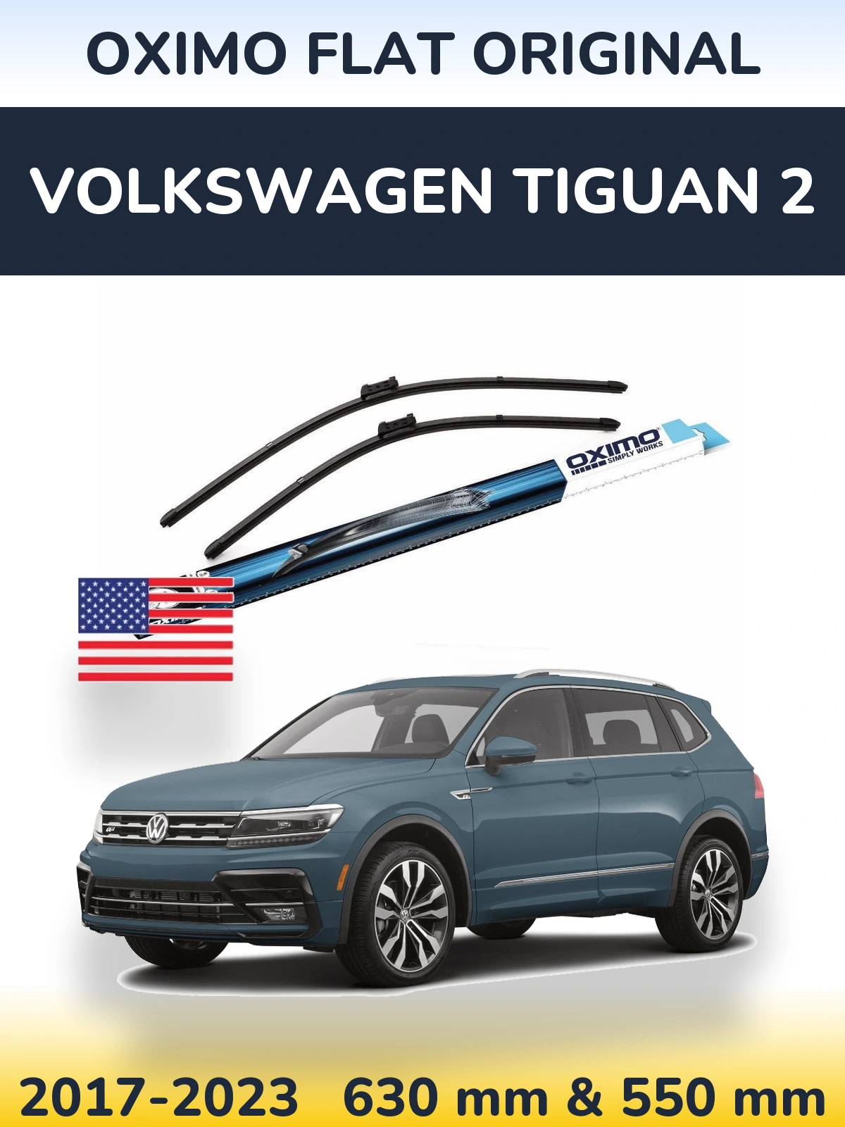 Ștergătoare Oximo Flat Original pentru Volkswagen Tiguan 2
