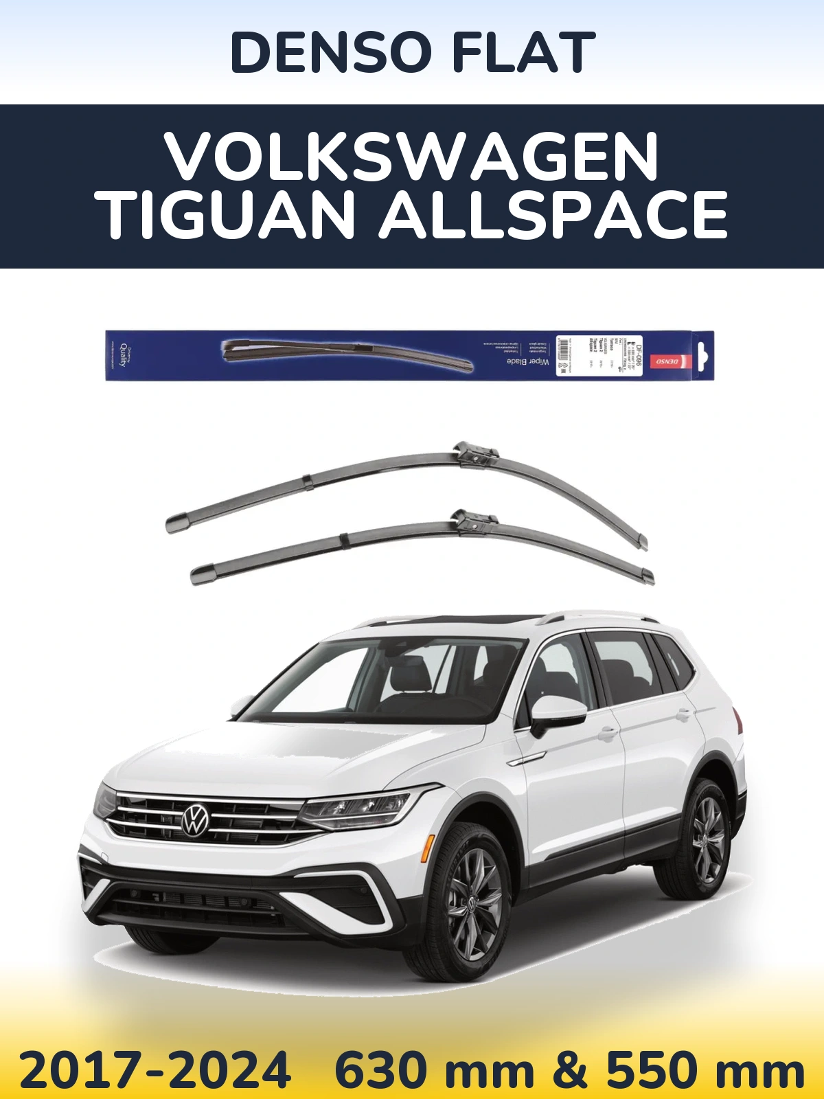 Ștergătoare Denso Flat pentru Volkswagen Tiguan Allspace