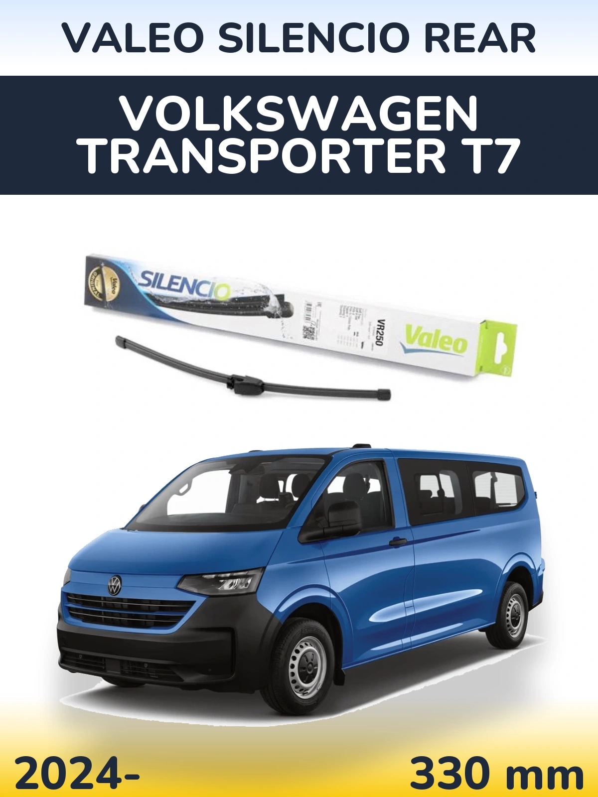 Ștergătoare Valeo Silencio Rear pentru Volkswagen Transporter T7