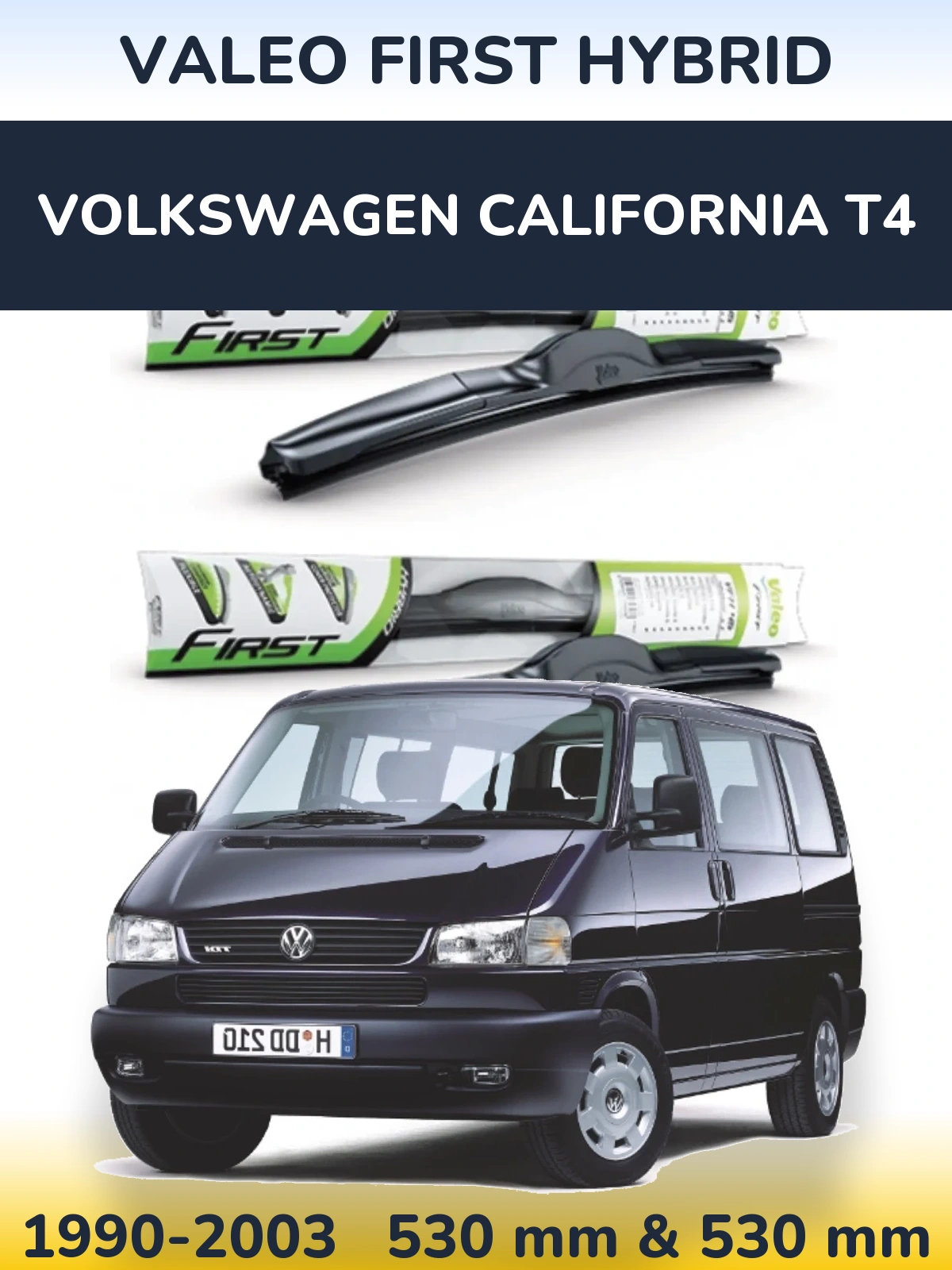 Ștergătoare Valeo First Hybrid pentru Volkswagen California T4