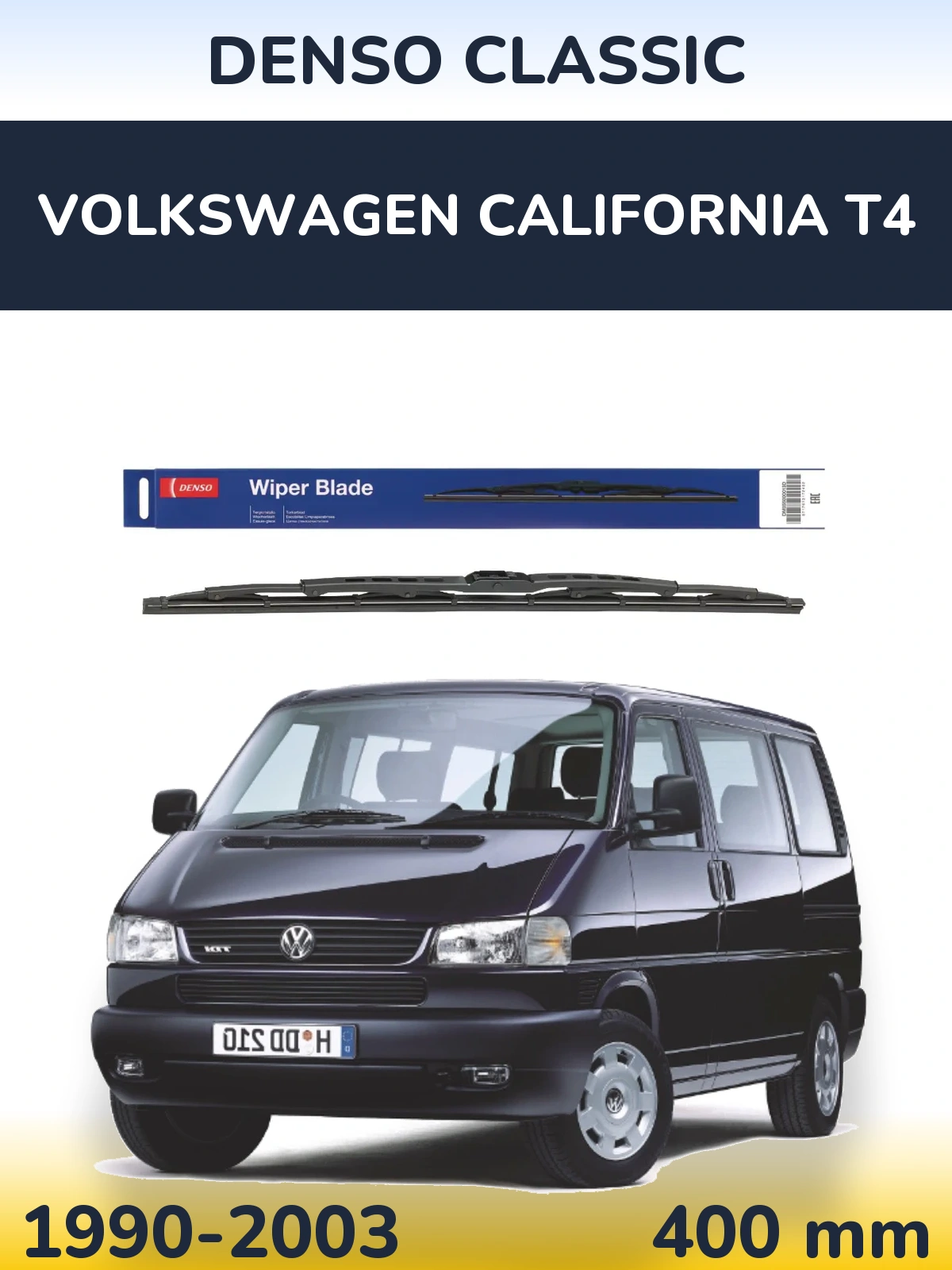 Ștergătoare Denso Classic pentru Volkswagen California T4