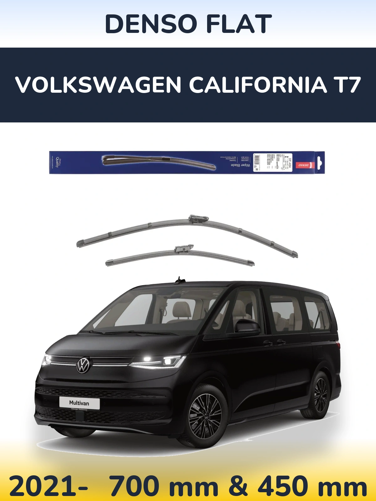 Ștergătoare Denso Flat pentru Volkswagen California T7