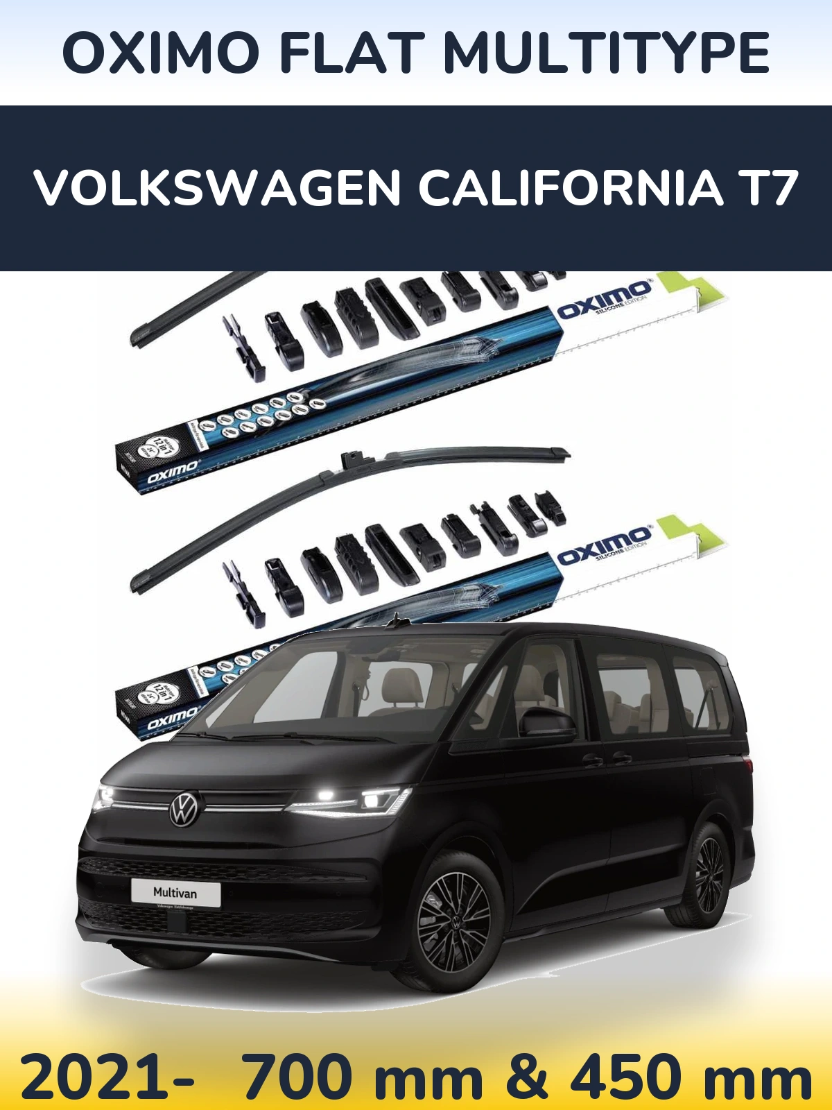 Ștergătoare Oximo Flat MultiTipe pentru Volkswagen California T7