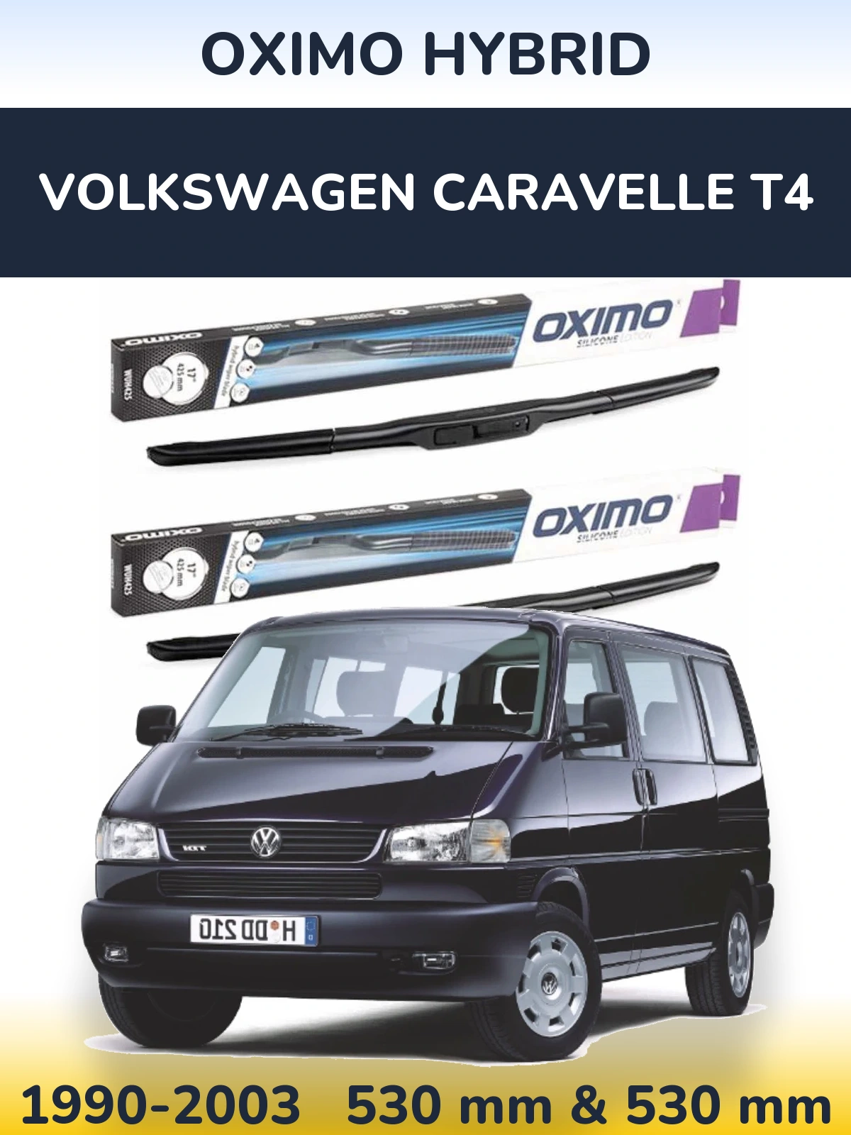 Ștergătoare Oximo Hybrid pentru Volkswagen Caravelle T4