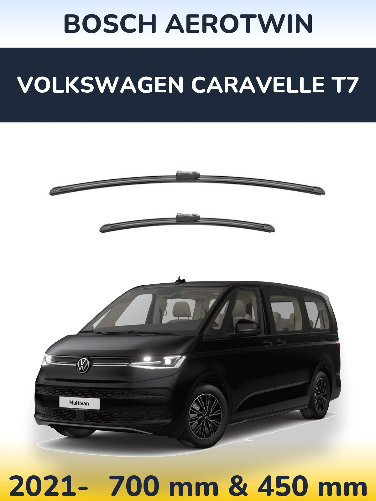 Ștergătoare BOSCH AeroTwin pentru Volkswagen Caravelle T7