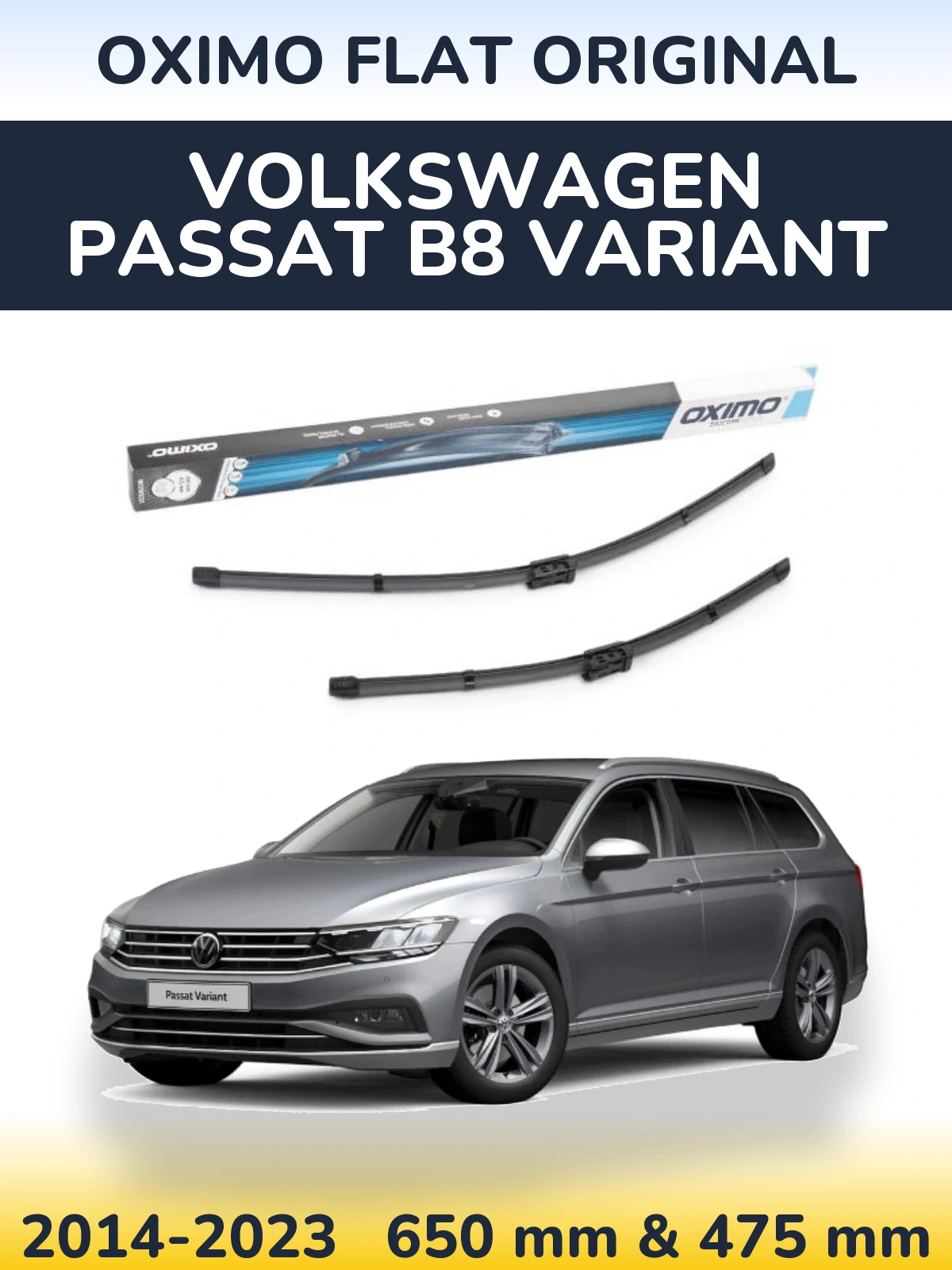 Ștergătoare Oximo Flat Original pentru Volkswagen Passat B8 Variant
