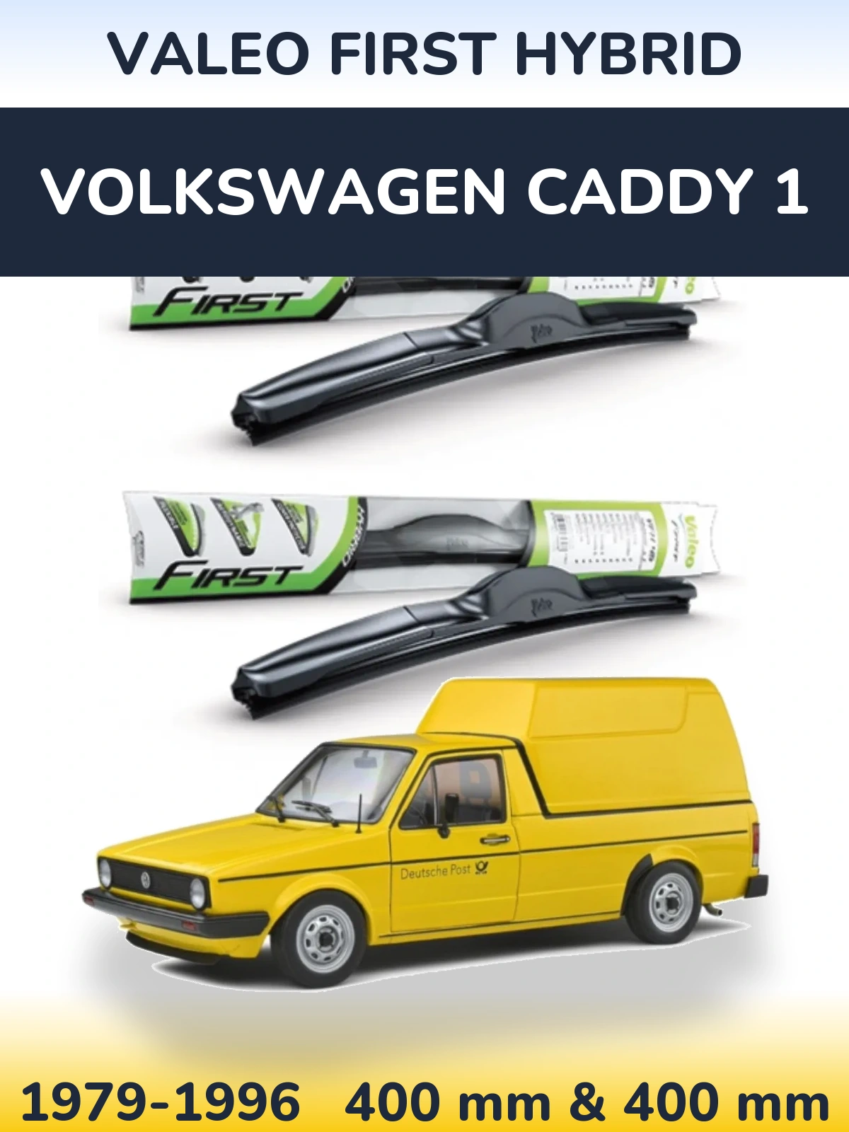 Ștergătoare Valeo First Hybrid pentru Volkswagen Caddy 1