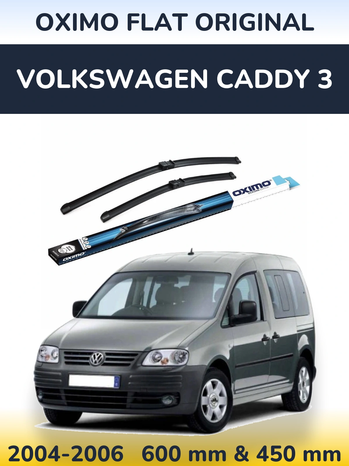 Ștergătoare Oximo Flat Original pentru Volkswagen Caddy 3