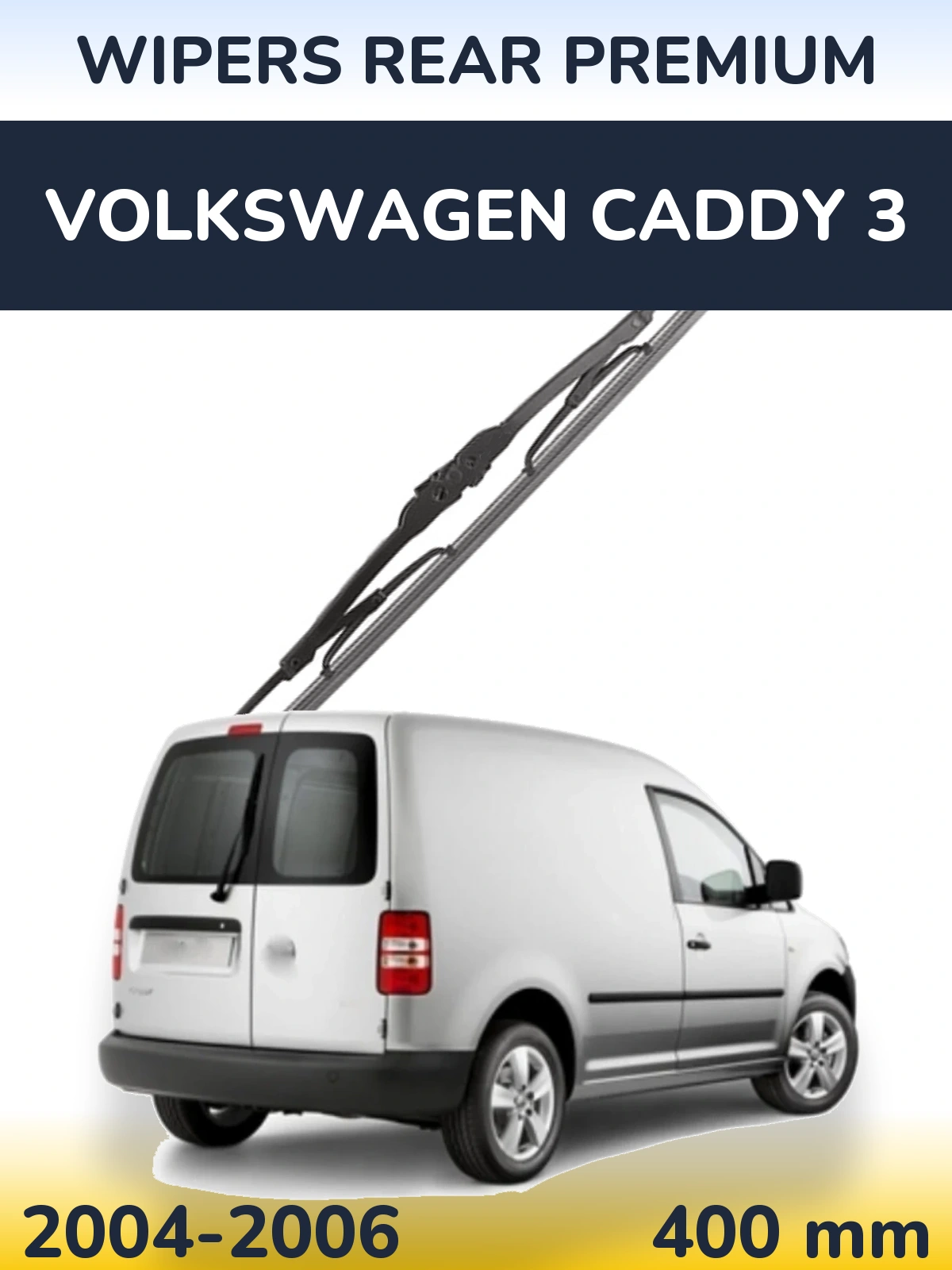 Ștergătoare WIPERS REAR PREMIUM pentru Volkswagen Caddy 3