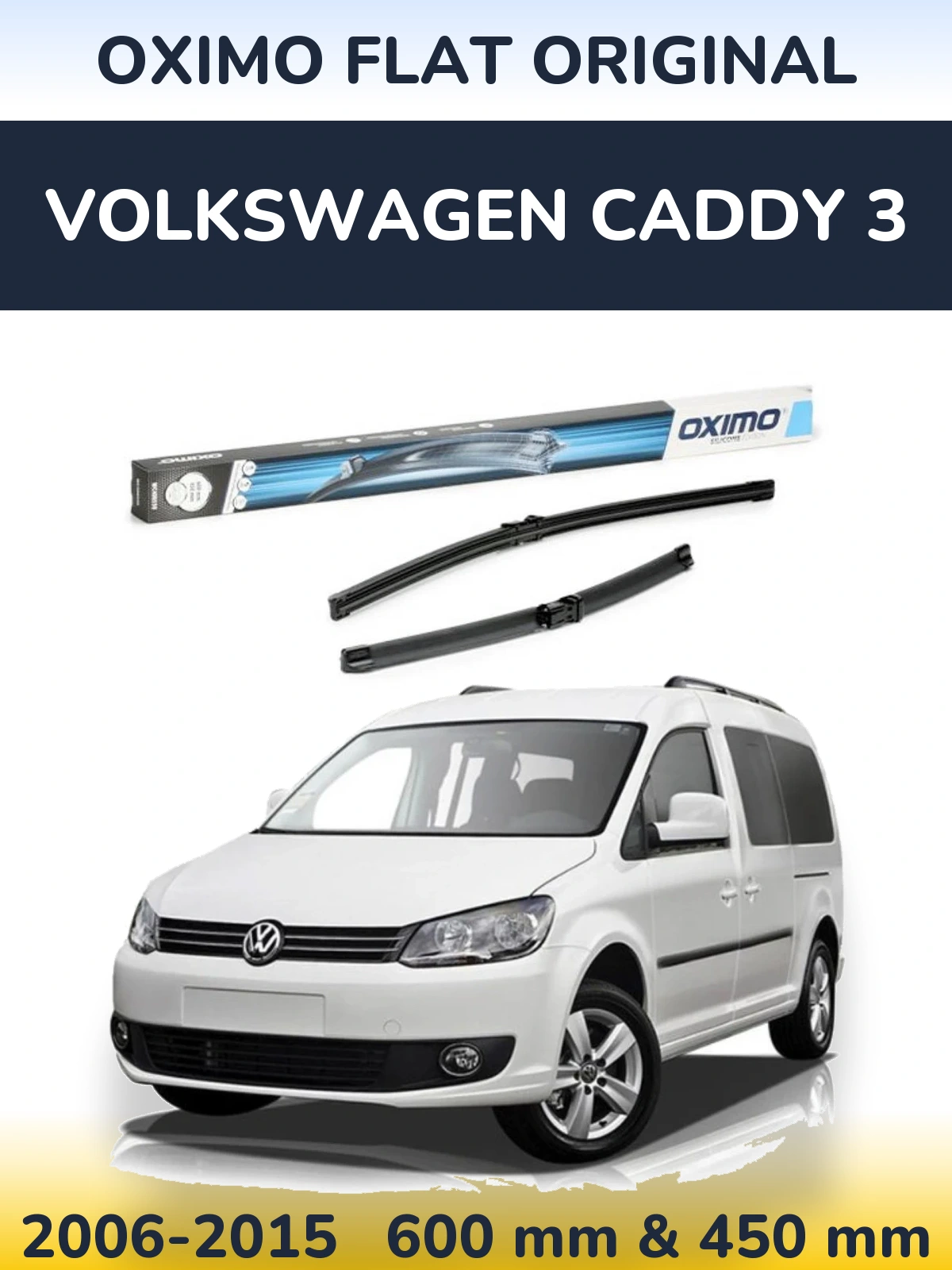 Ștergătoare Oximo Flat Original pentru Volkswagen Caddy 3