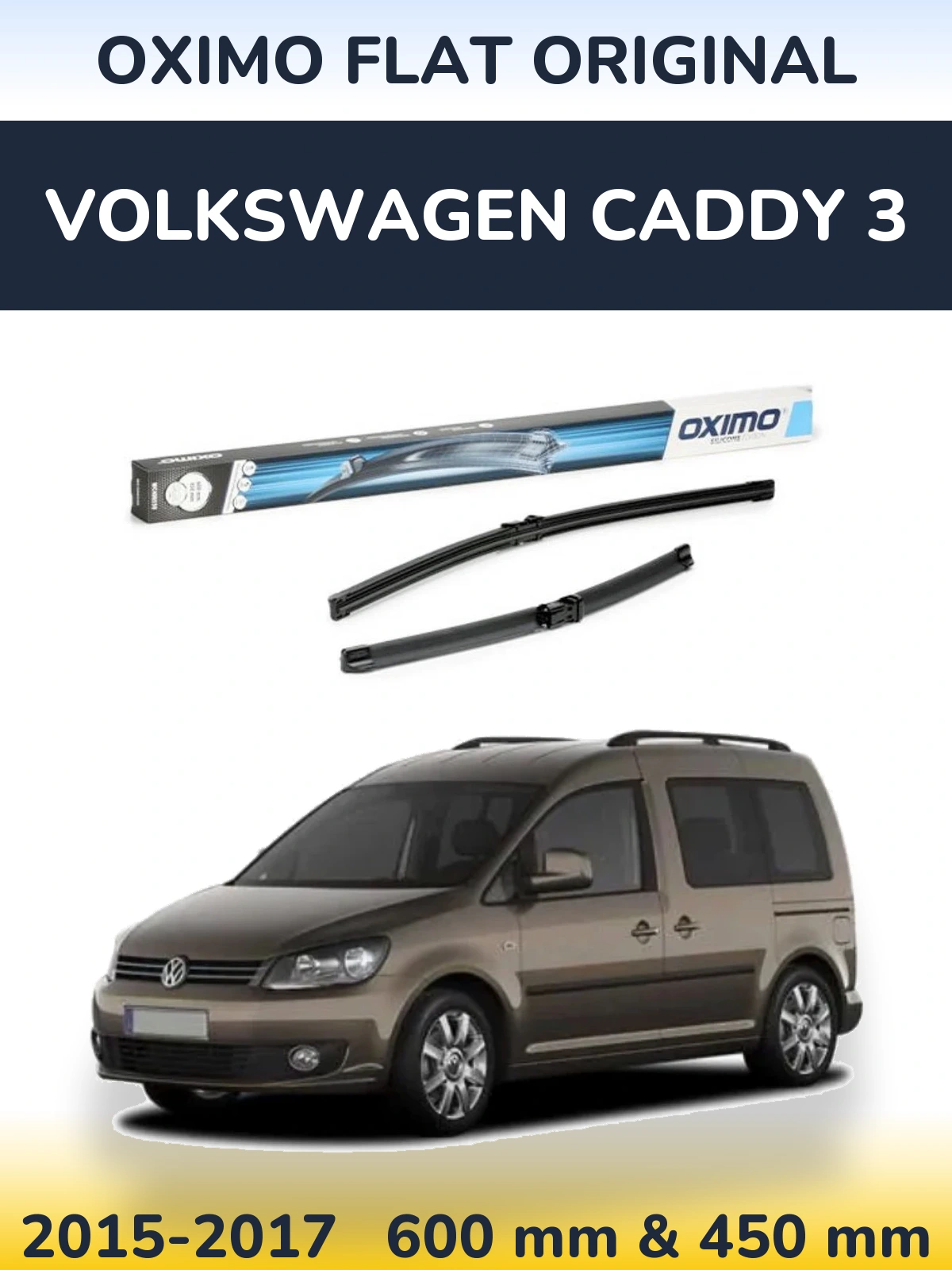 Ștergătoare Oximo Flat Original pentru Volkswagen Caddy 3