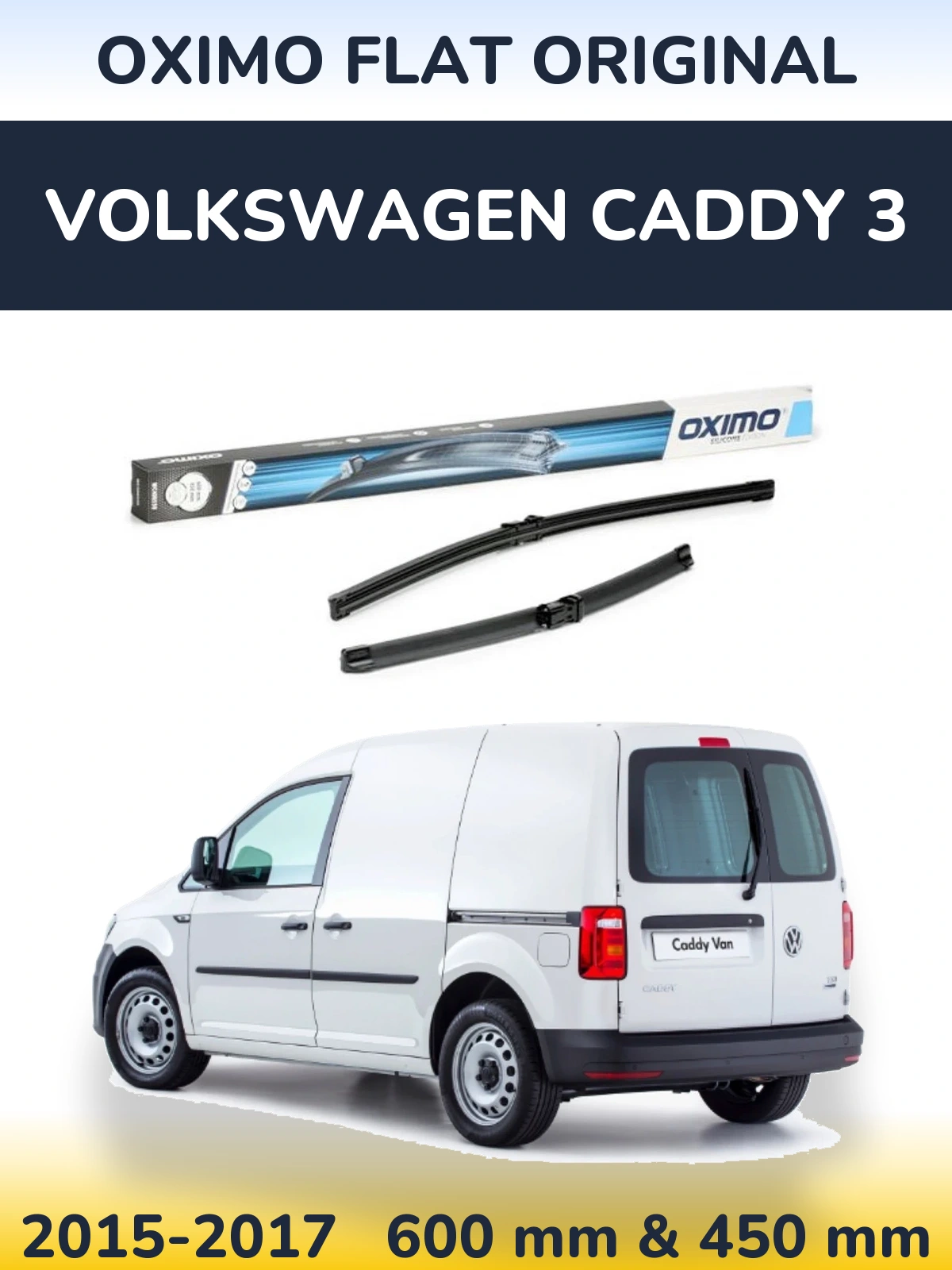 Ștergătoare Oximo Flat Original pentru Volkswagen Caddy 3