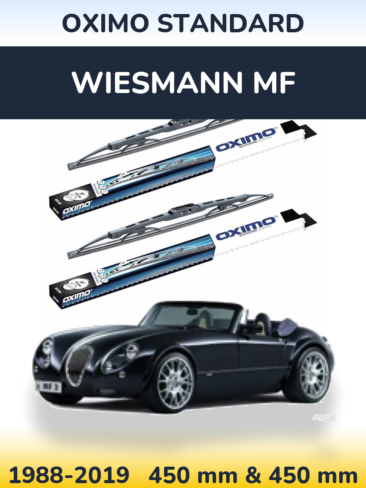 Ștergătoare Oximo Standard pentru Wiesmann MF