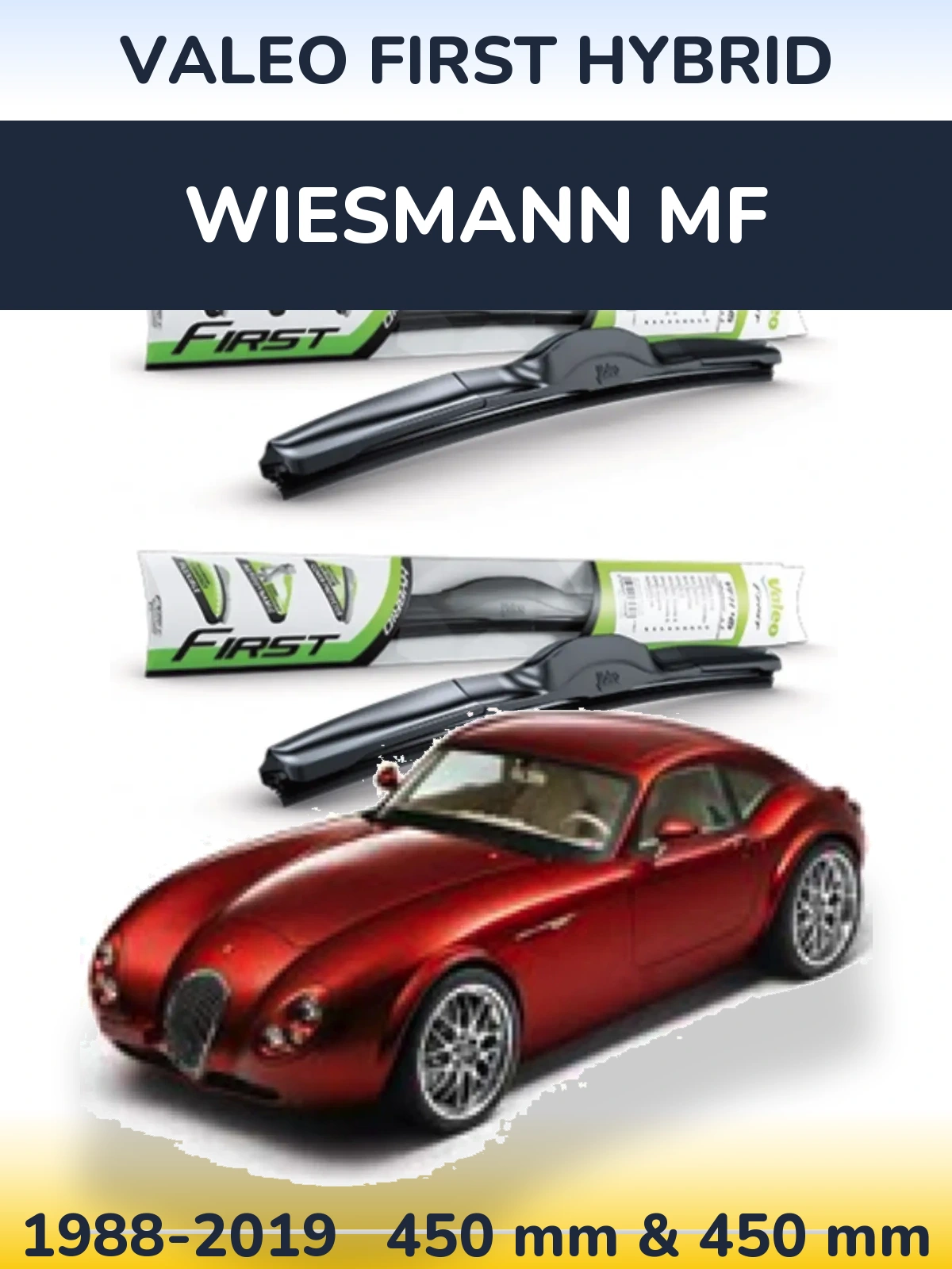 Ștergătoare Valeo First Hybrid pentru Wiesmann MF