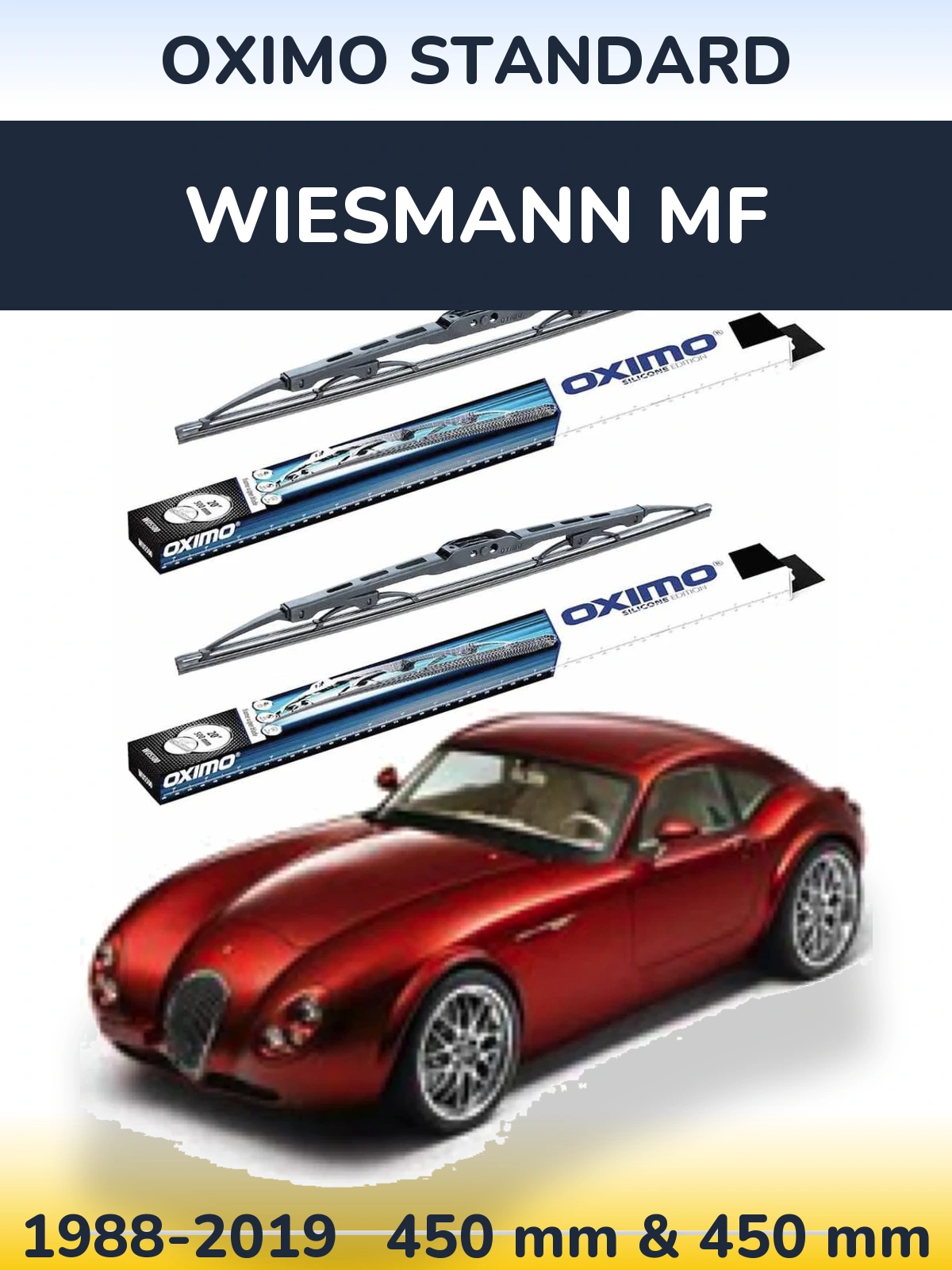 Ștergătoare Oximo Standard pentru Wiesmann MF