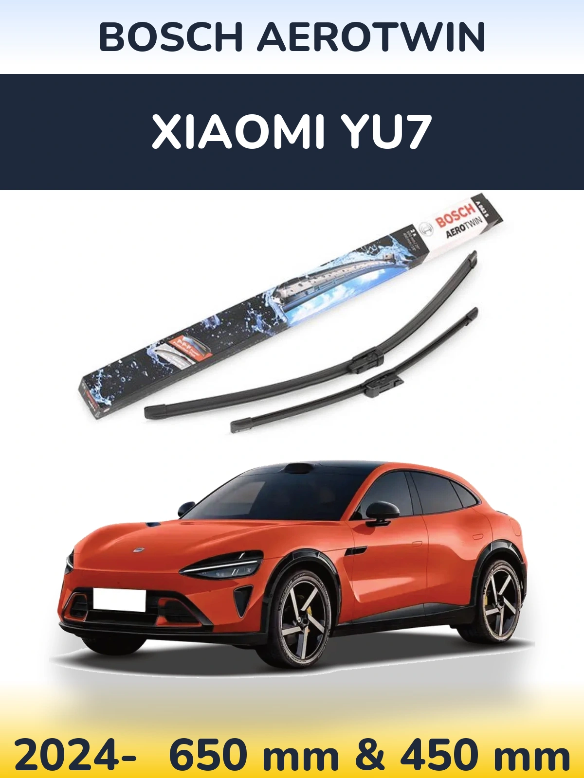 Ștergătoare BOSCH AeroTwin pentru Xiaomi YU7