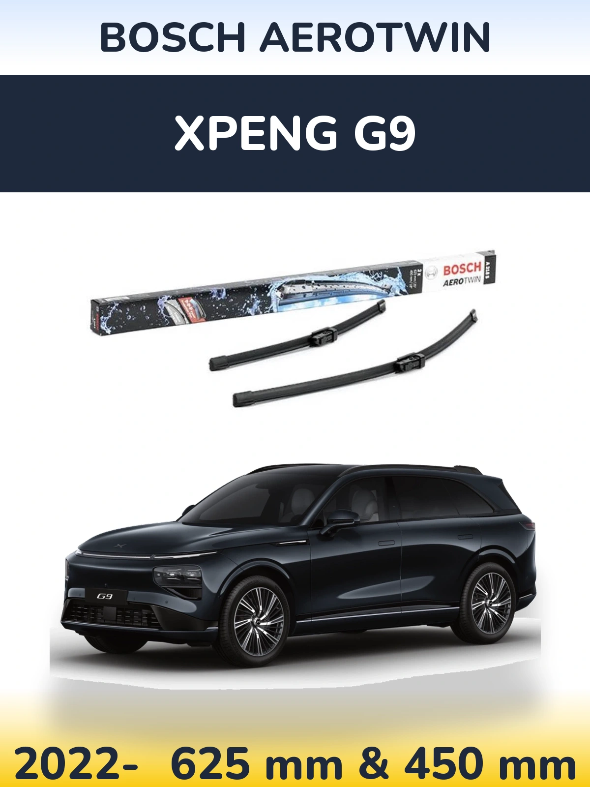 Ștergătoare BOSCH AeroTwin pentru XPENG G9