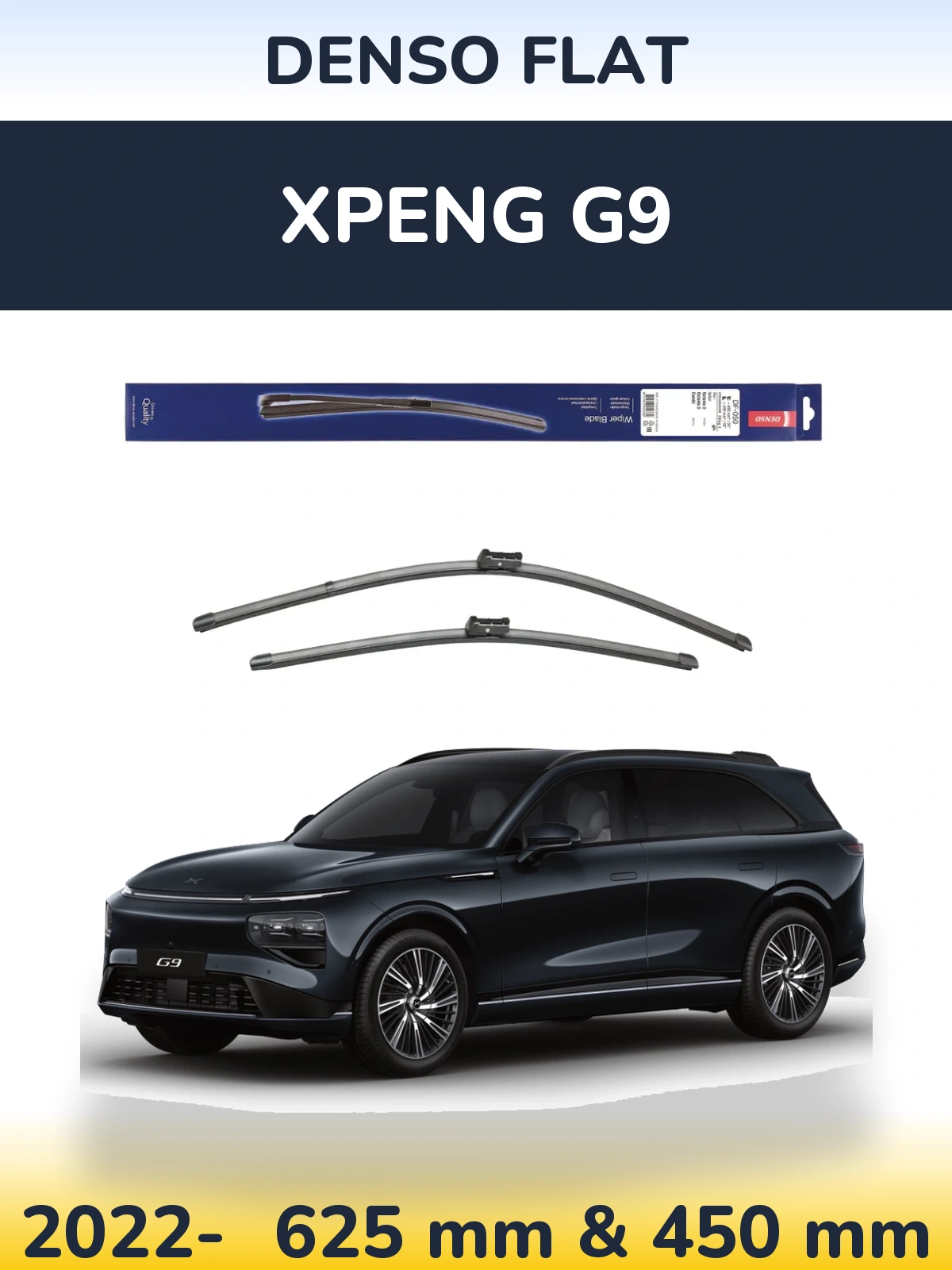 Ștergătoare Denso Flat pentru XPENG G9