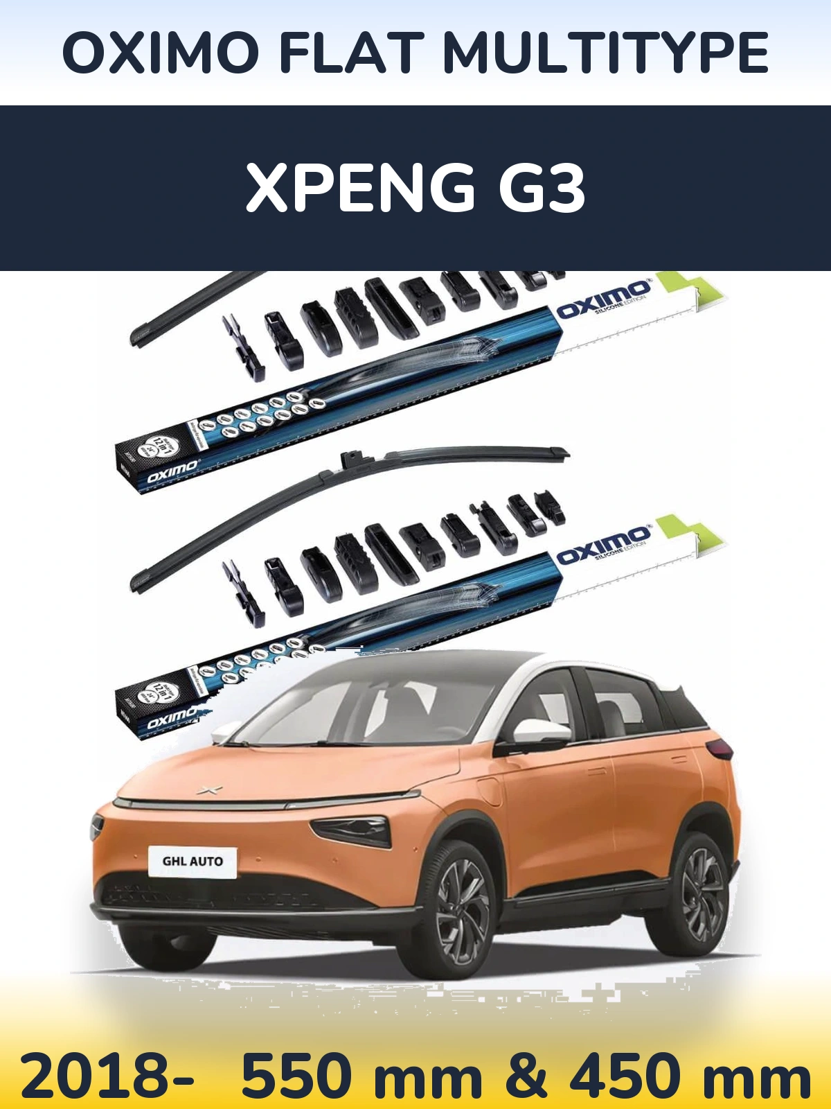 Ștergătoare Oximo Flat MultiTipe pentru XPENG G3