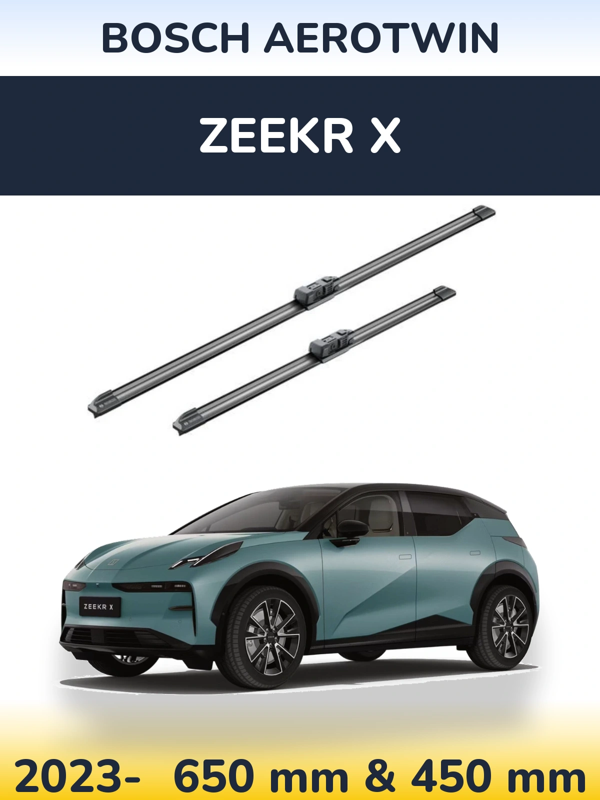 Ștergătoare BOSCH AeroTwin pentru Zeekr X