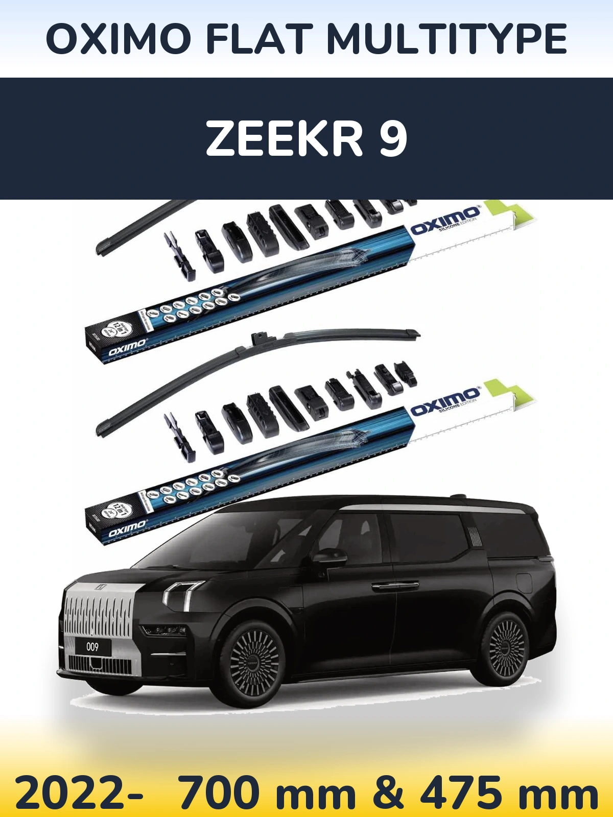 Ștergătoare Oximo Flat MultiTipe pentru Zeekr 9