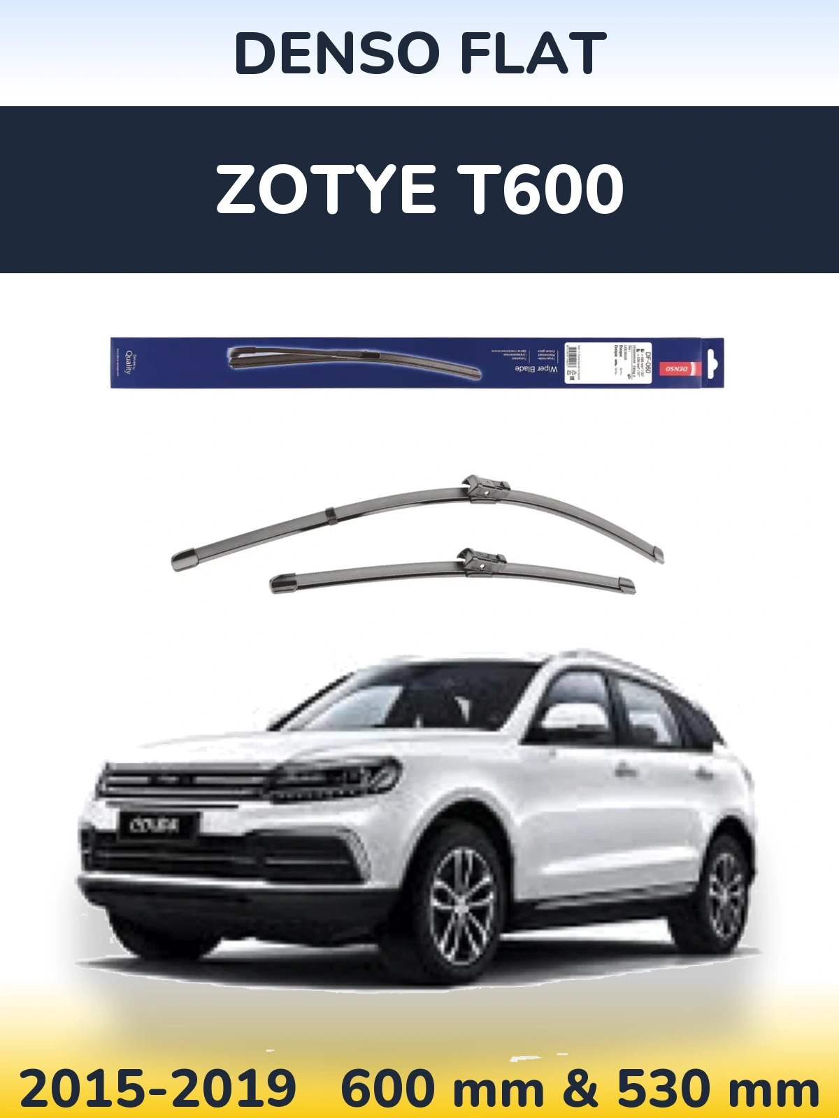 Ștergătoare Denso Flat pentru Zotye T600